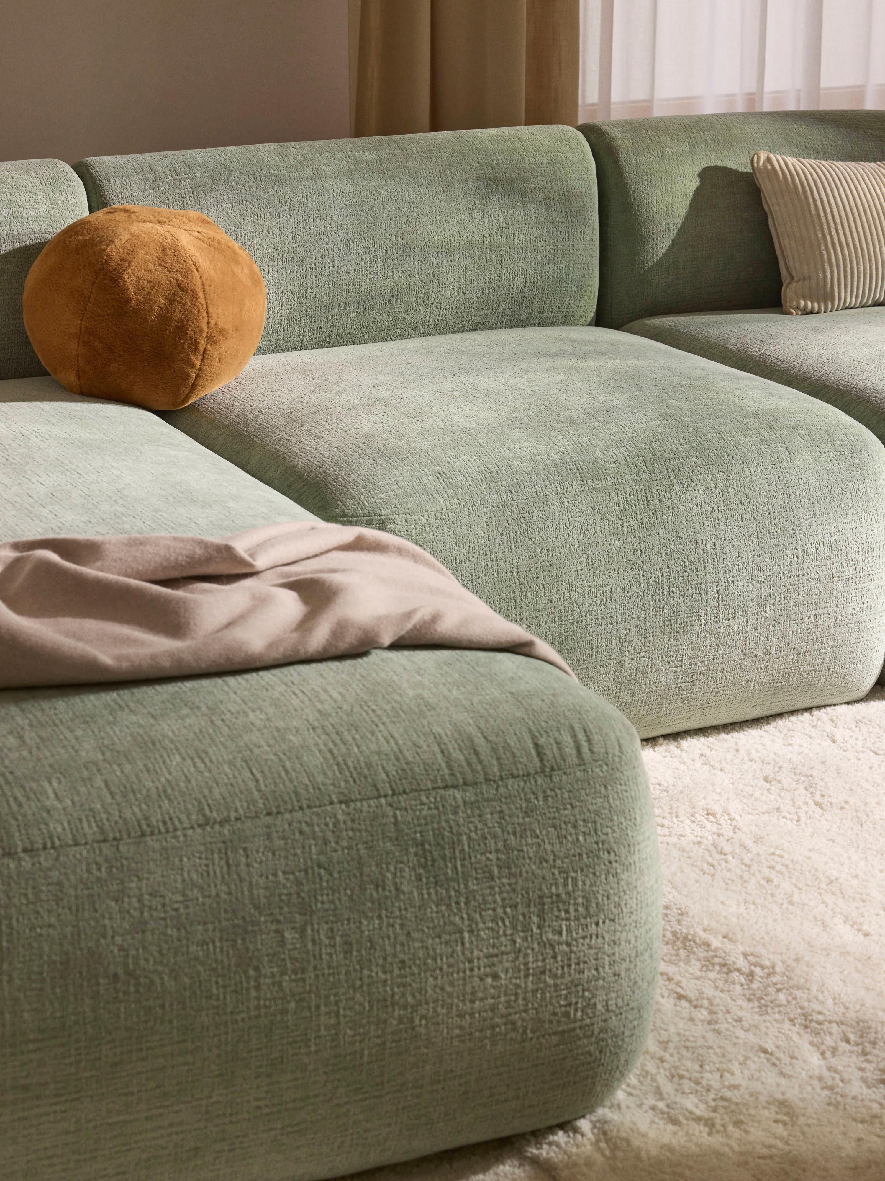 Sofia Modular Bouclé Sofa (4-seater)