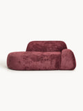 Gallery image 1 - Teddy Bouclé Sofa Wolke (2-seater) with Chaise End