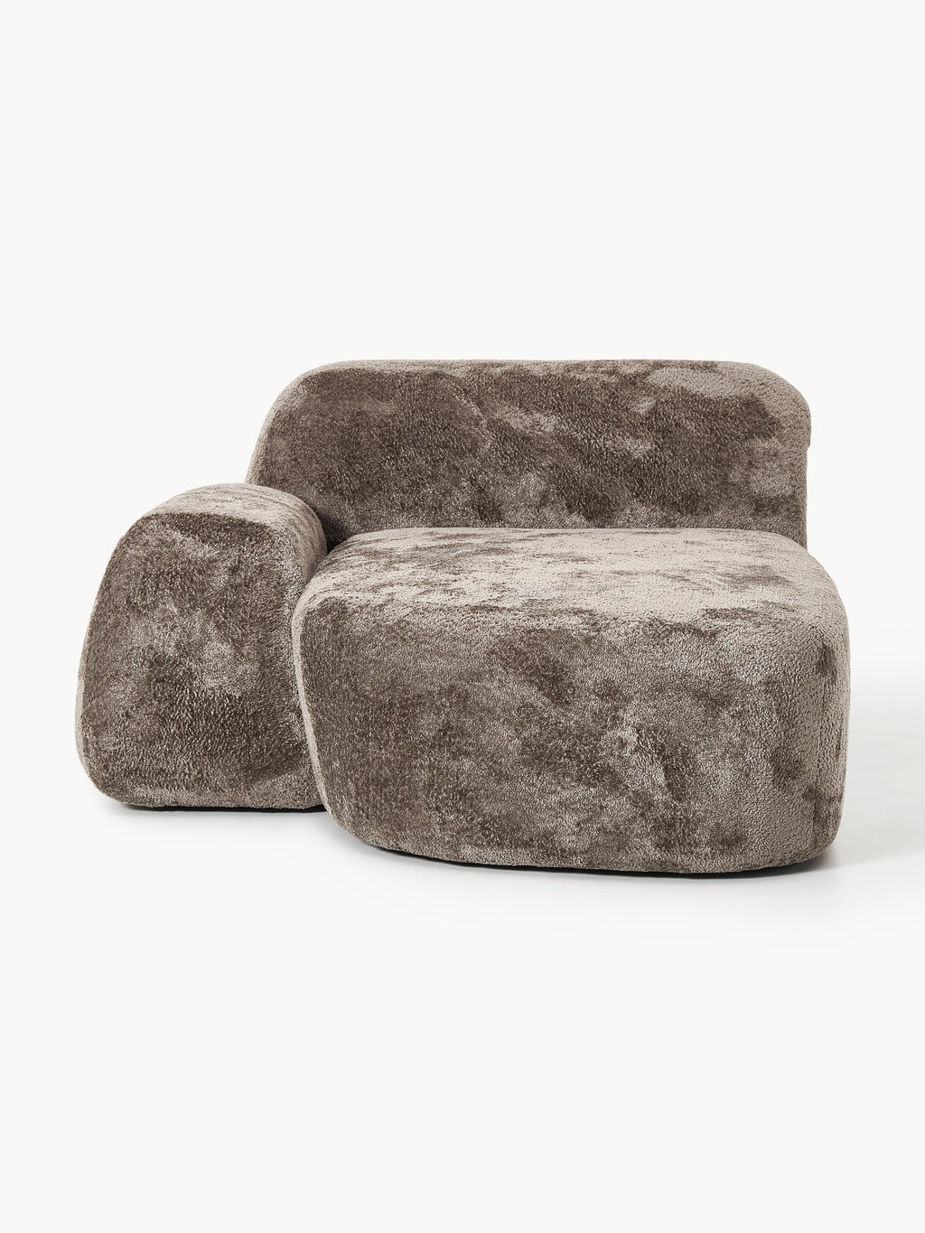Wolke Teddy Bouclé Chaise Corner Module