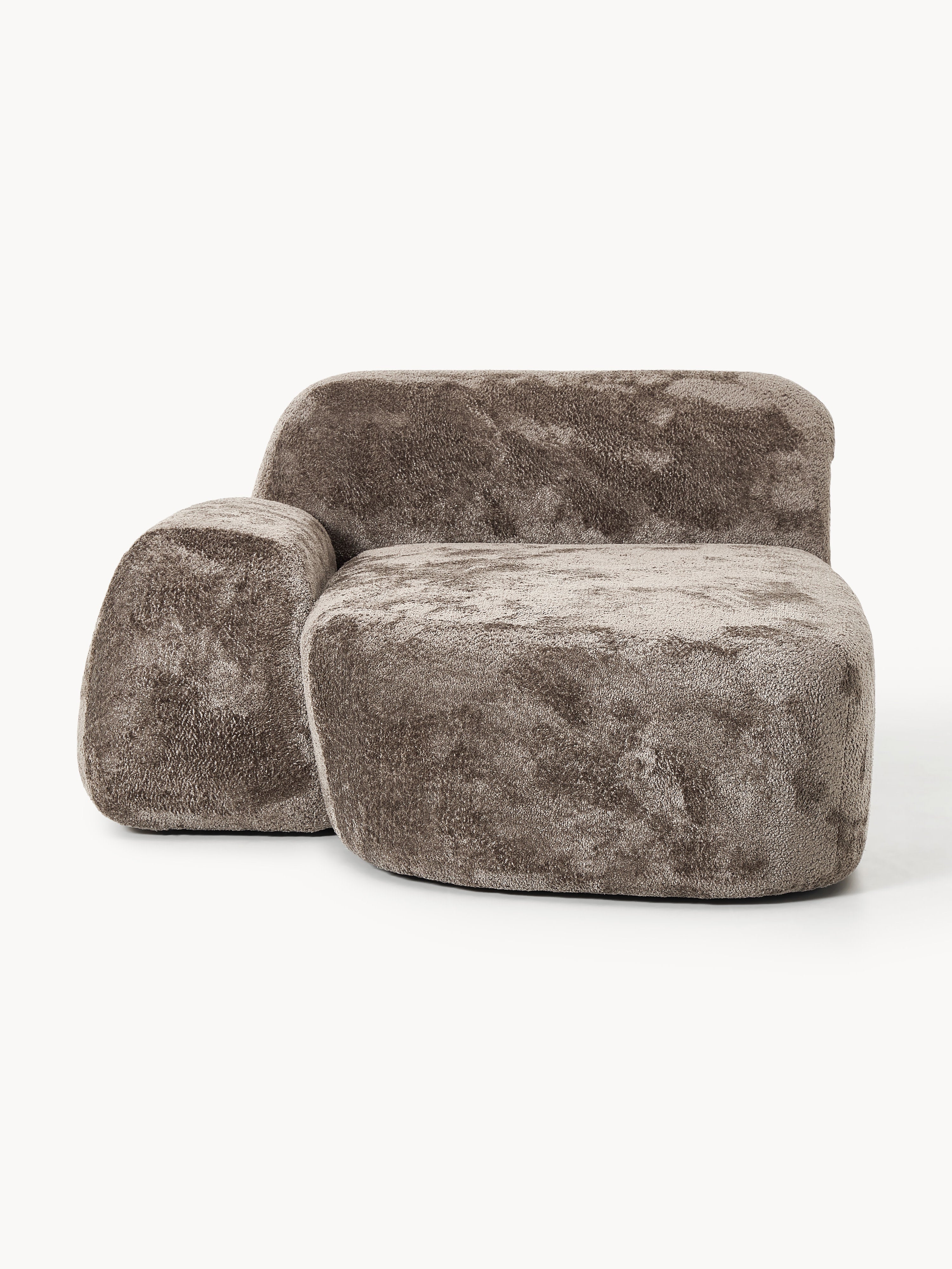 Wolke Teddy Bouclé Chaise Corner Module