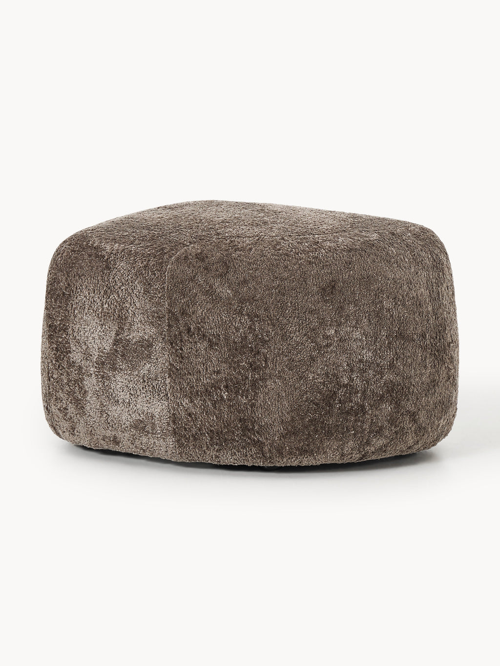 Wolke Oval Teddy Bouclé Ottoman