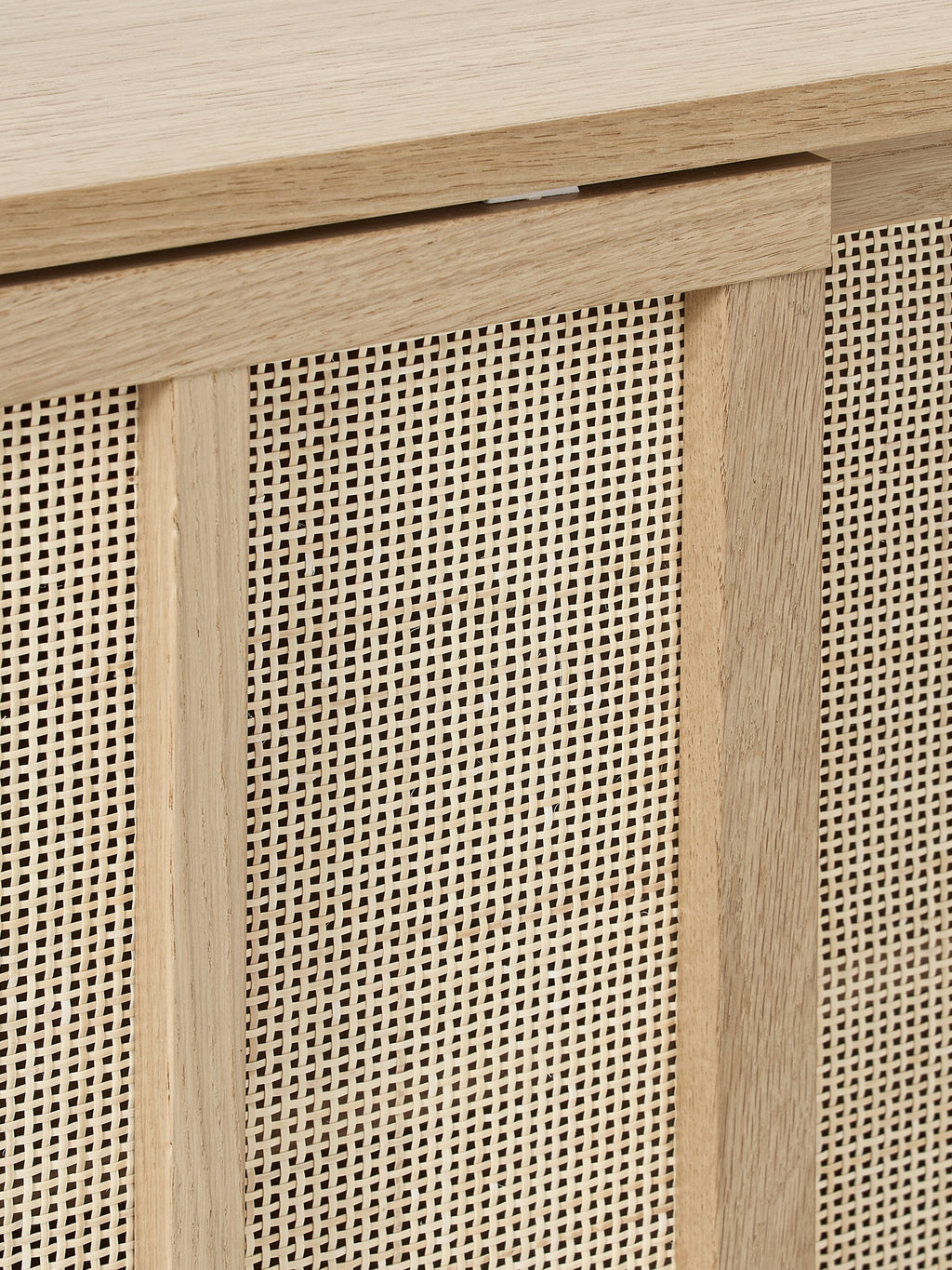 Echo TV Stand with Rattan Fronts