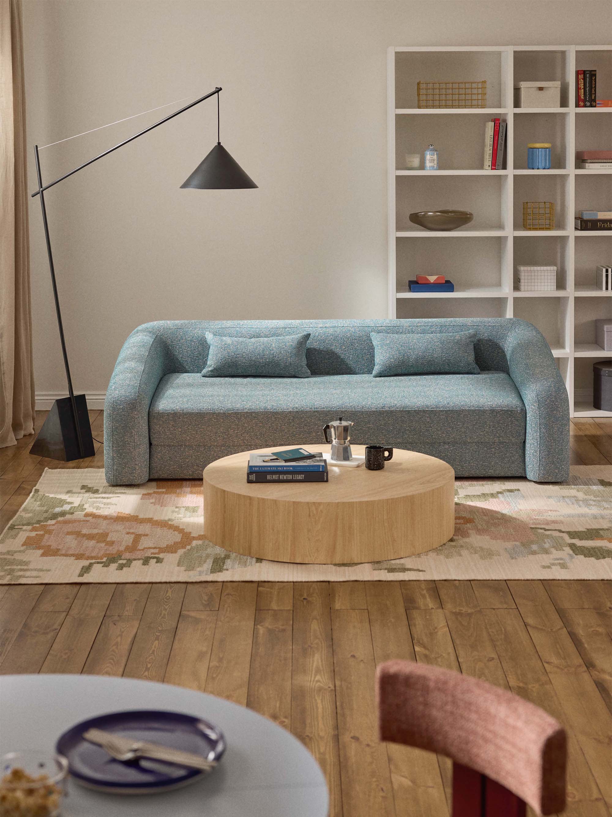 Eliot Bouclé Sofa Bed (3-seater)