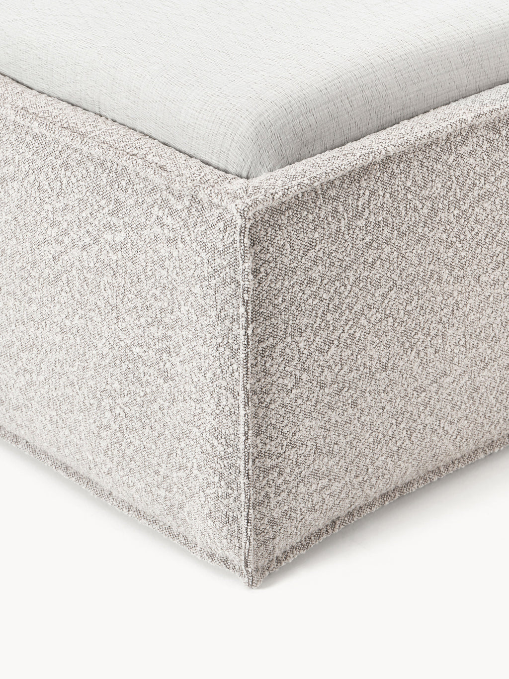 Dream Upholstered Bouclé Bed with Storage