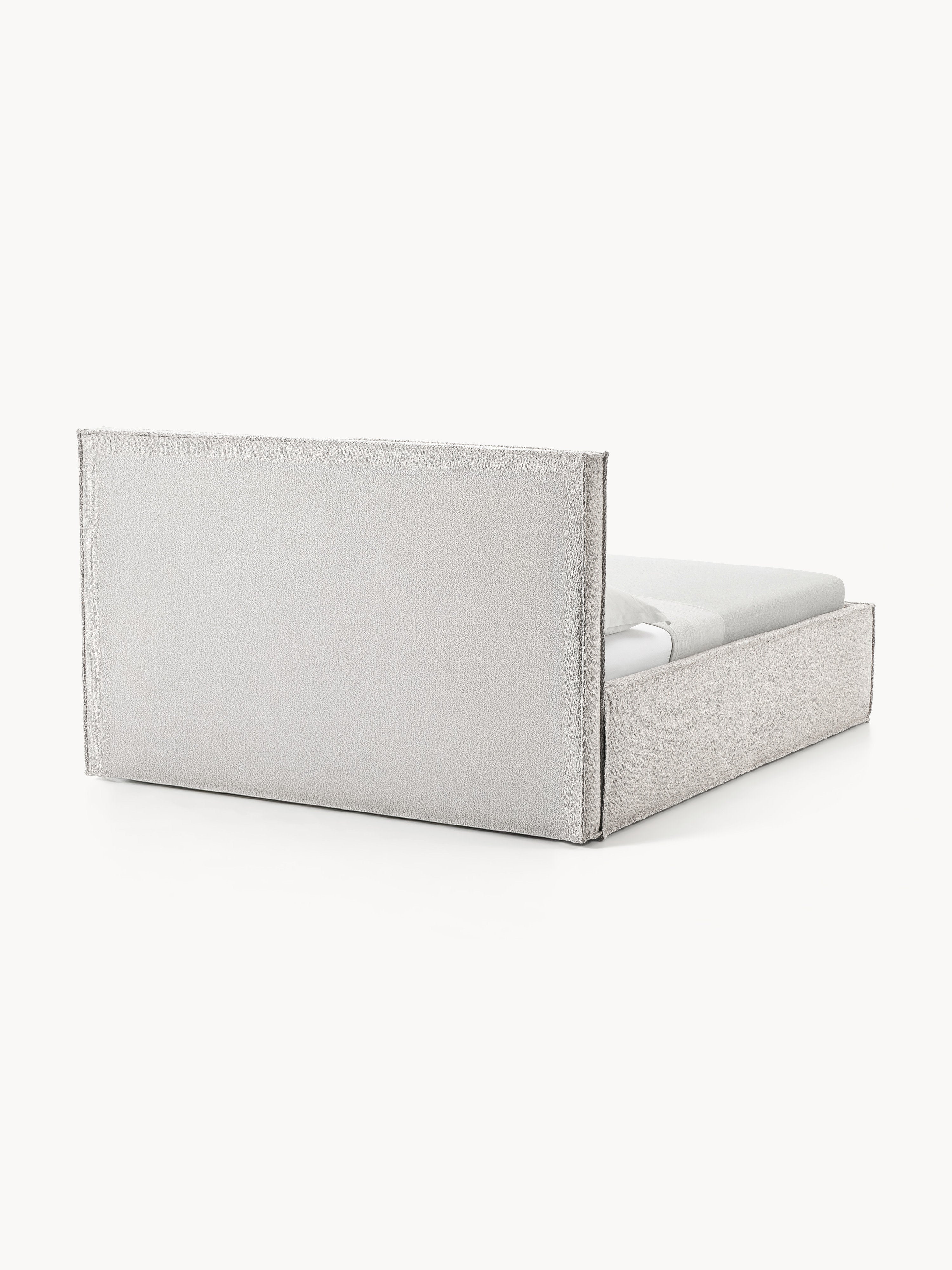 Dream Upholstered Bouclé Bed with Storage