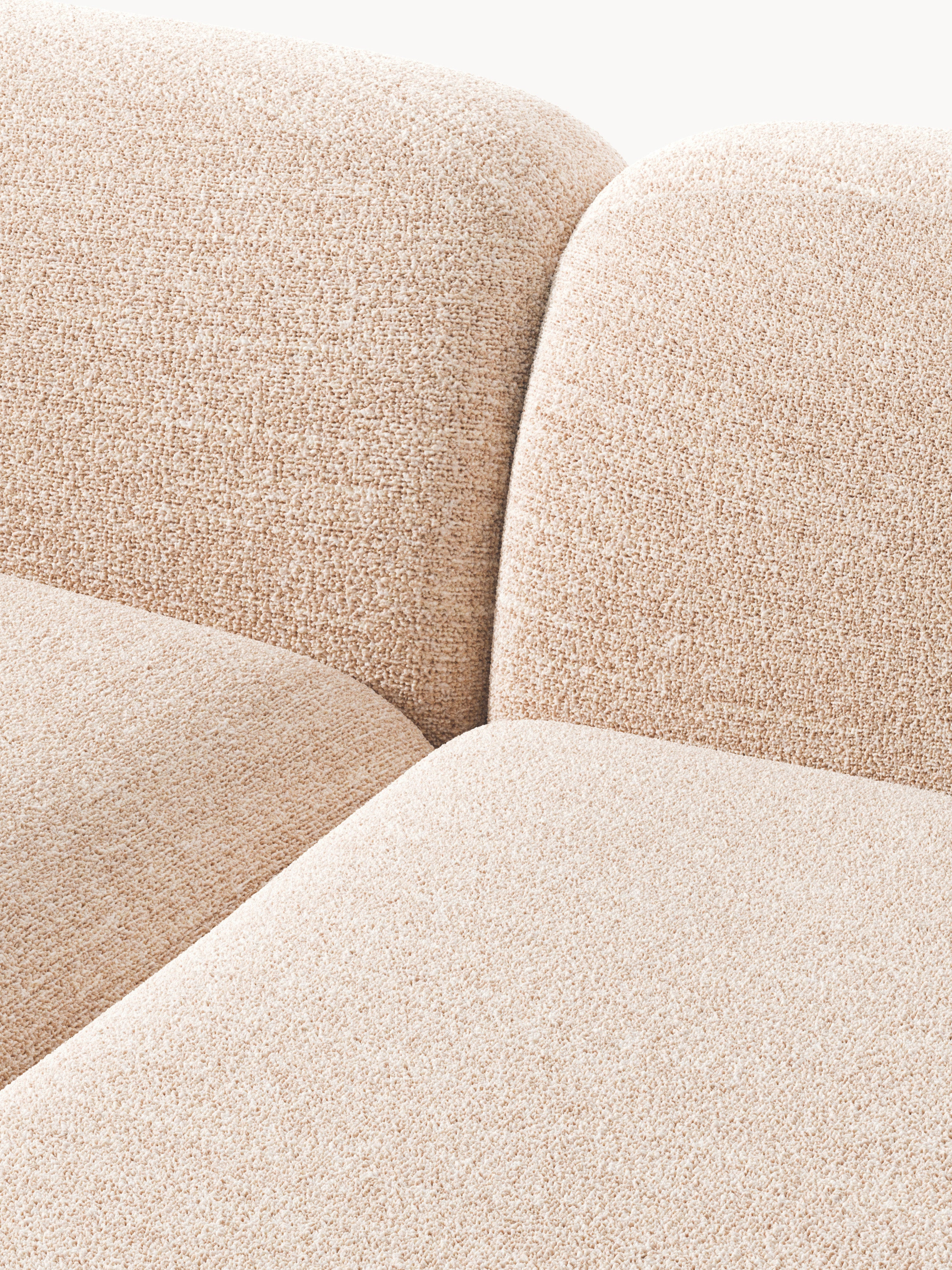 Wolke Modular Bouclé Corner Sofa (4-seater) with Chaise End