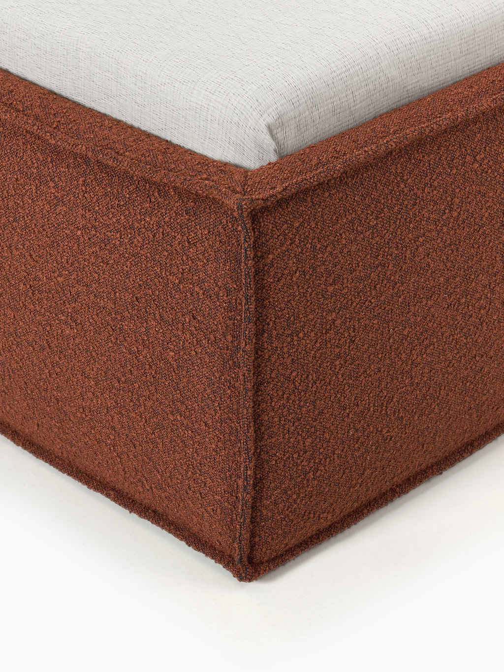 Dream Upholstered Bouclé Bed with Storage