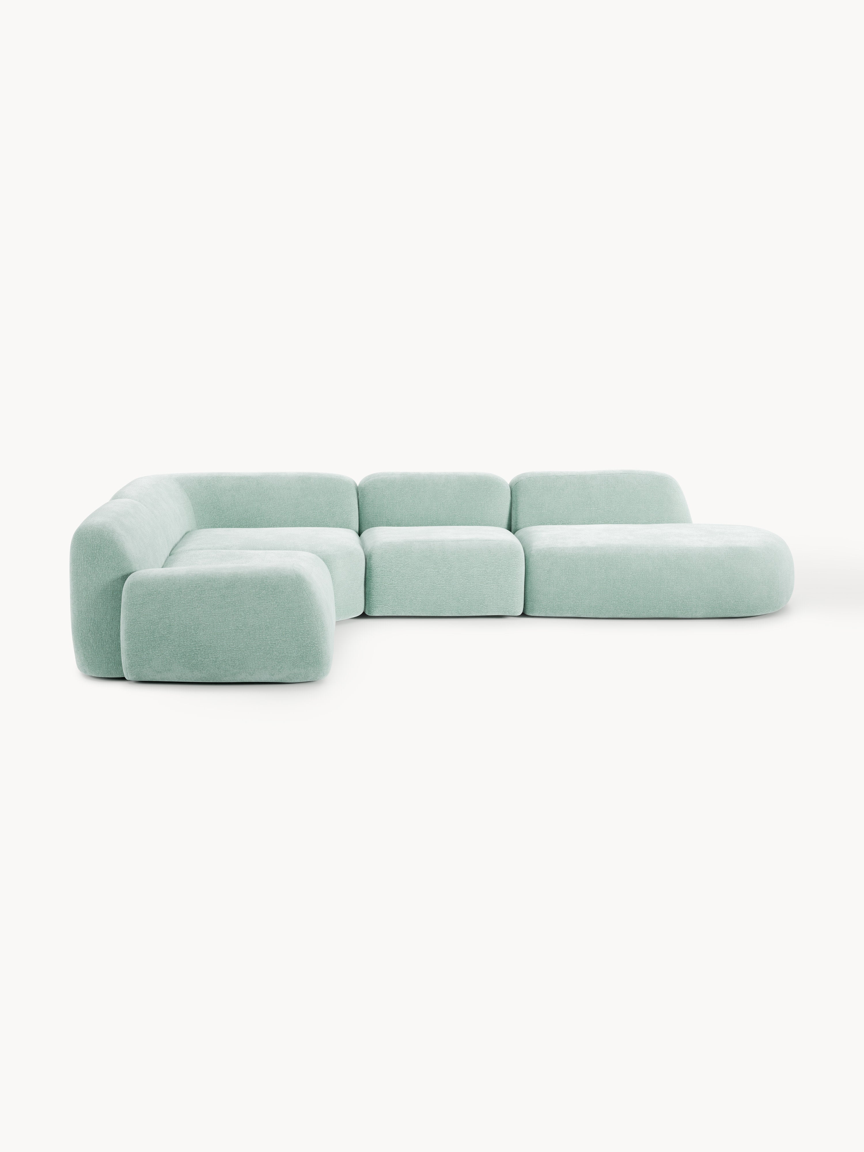 Gallery image 1 - XL Modular Corner Sofa Wolke with Chaise End