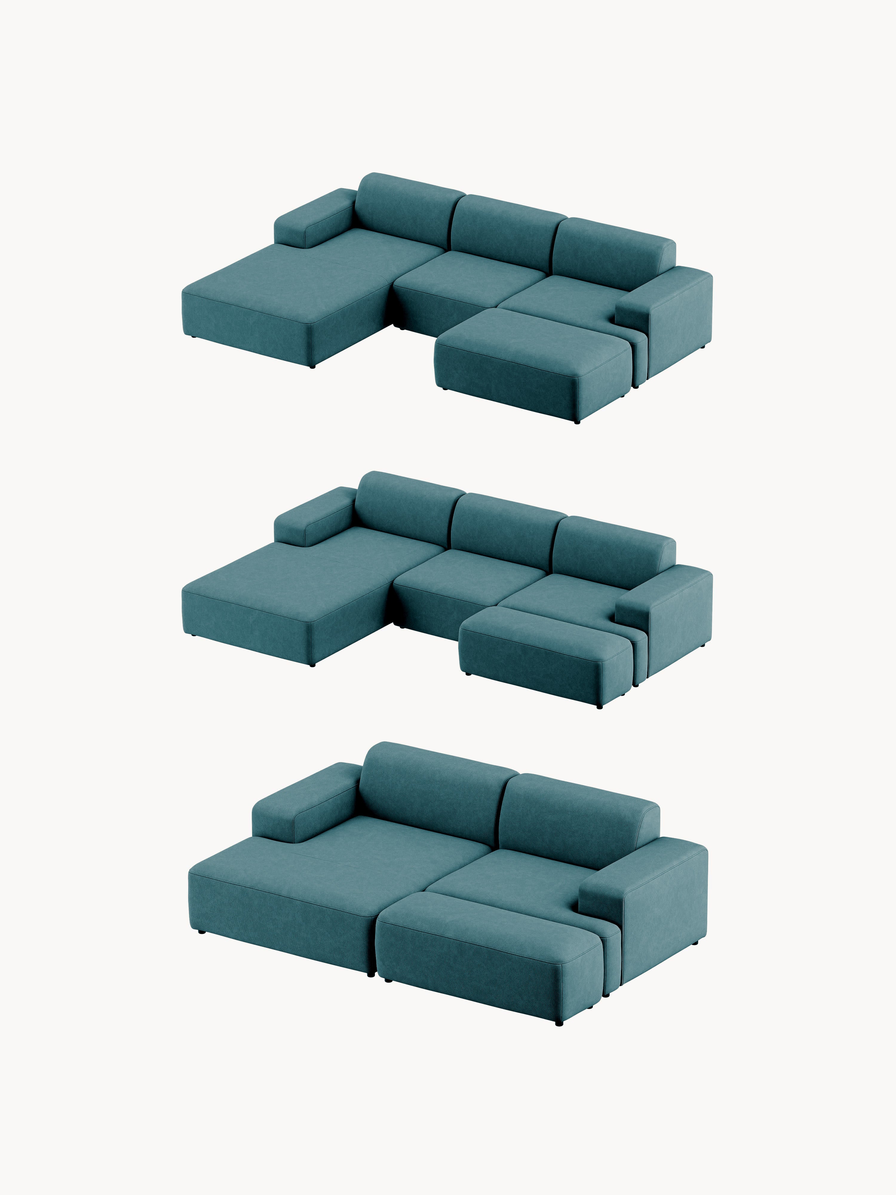 Melva Corner Sofa (3-seater)