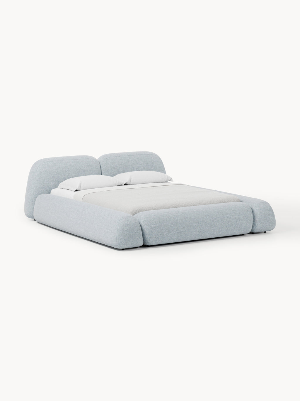 Wolke Upholstered Bouclé Bed