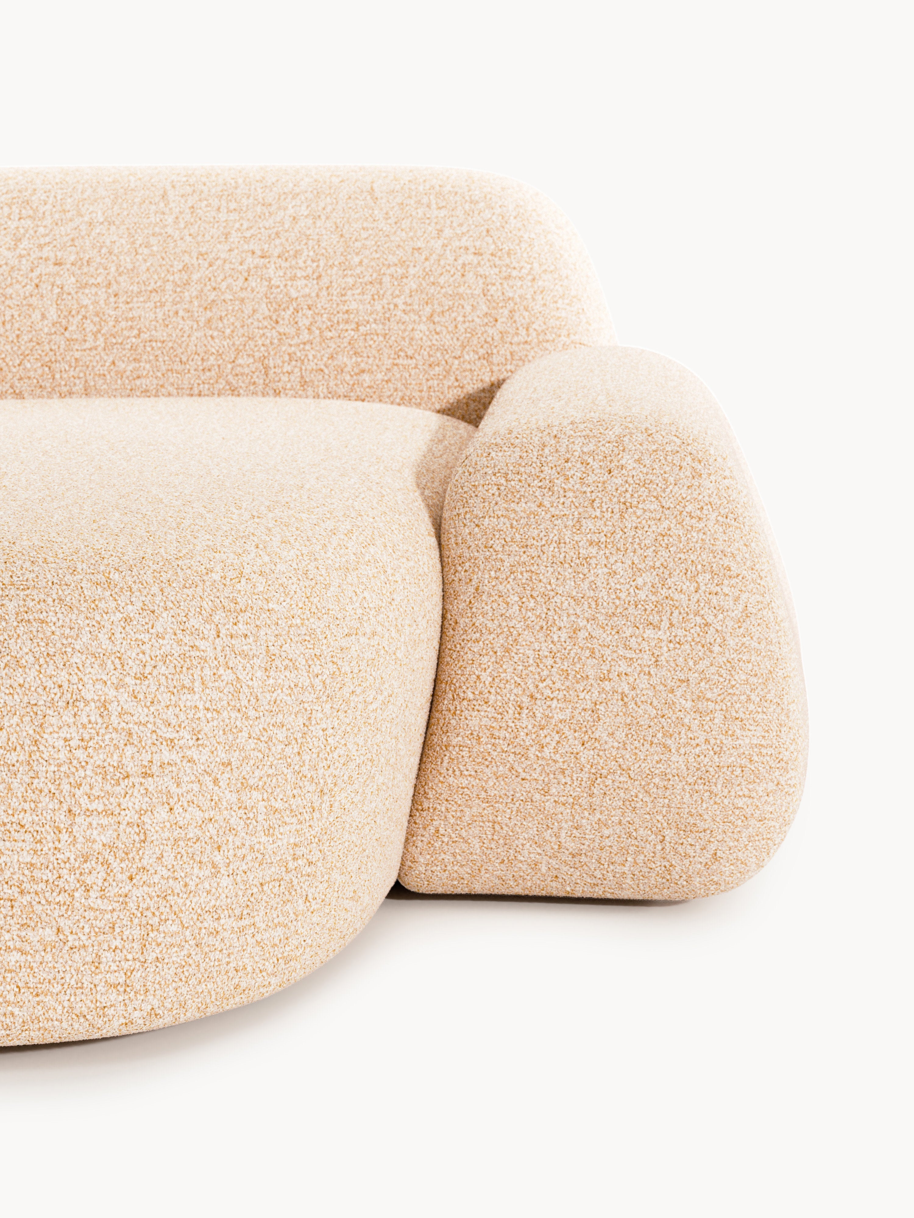 Wolke Bouclé Chaise Corner Module