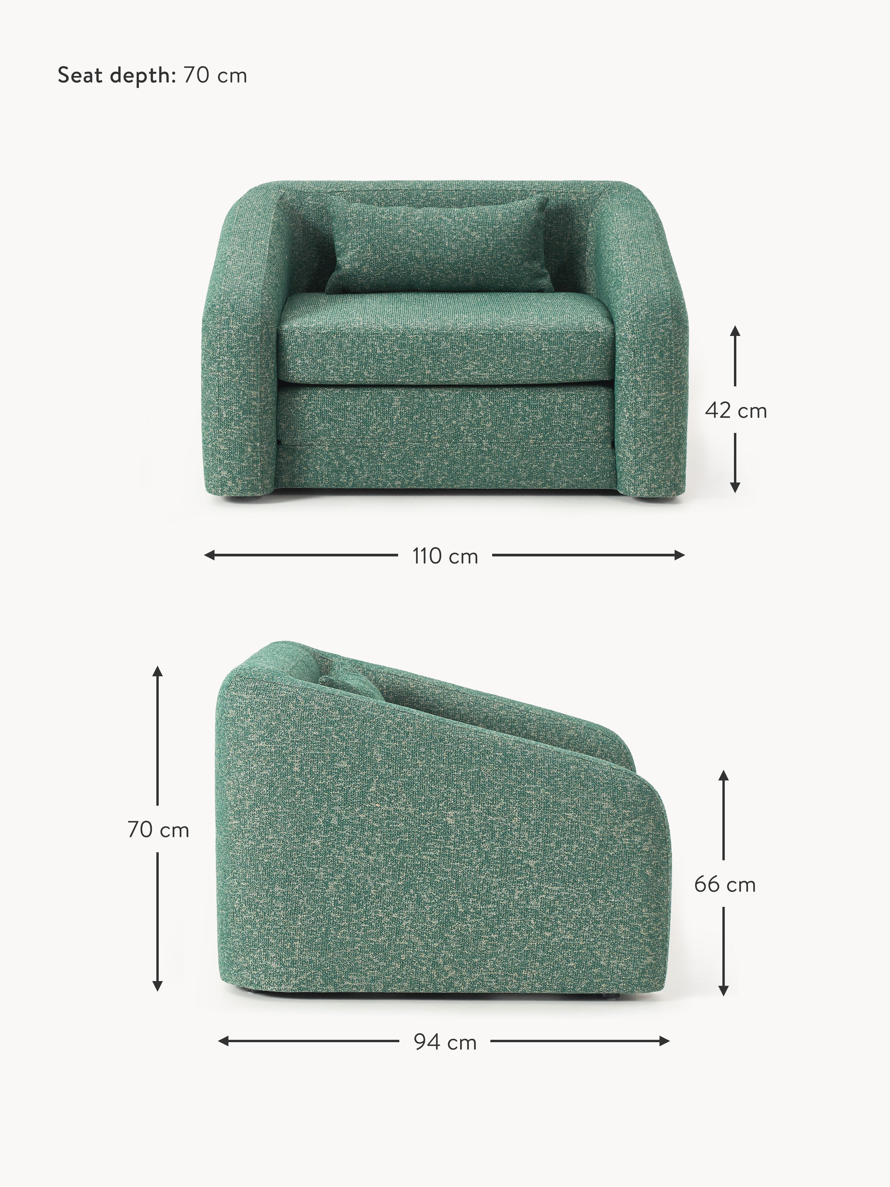 Eliot Bouclé Chair Bed