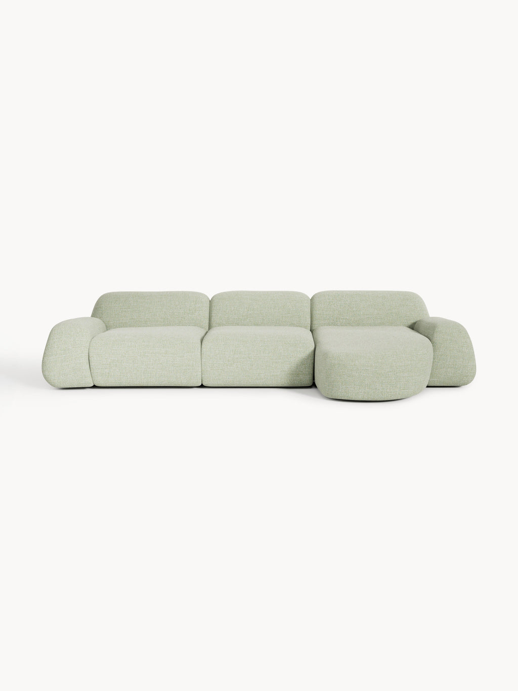 Gallery image 1 - Modular Bouclé Corner Sofa Wolke (4-seater)