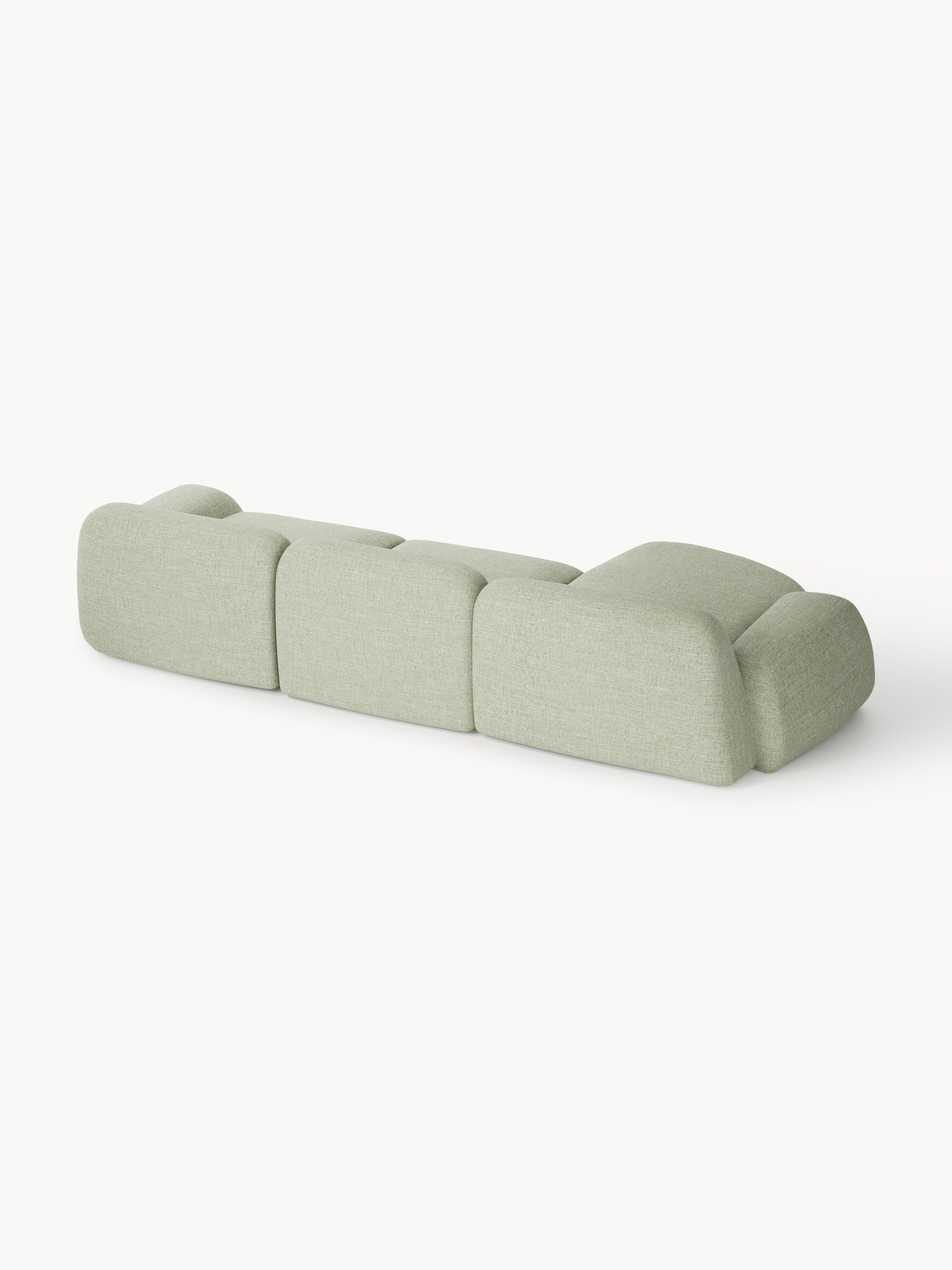 Wolke Modular Bouclé Corner Sofa (4-seater)
