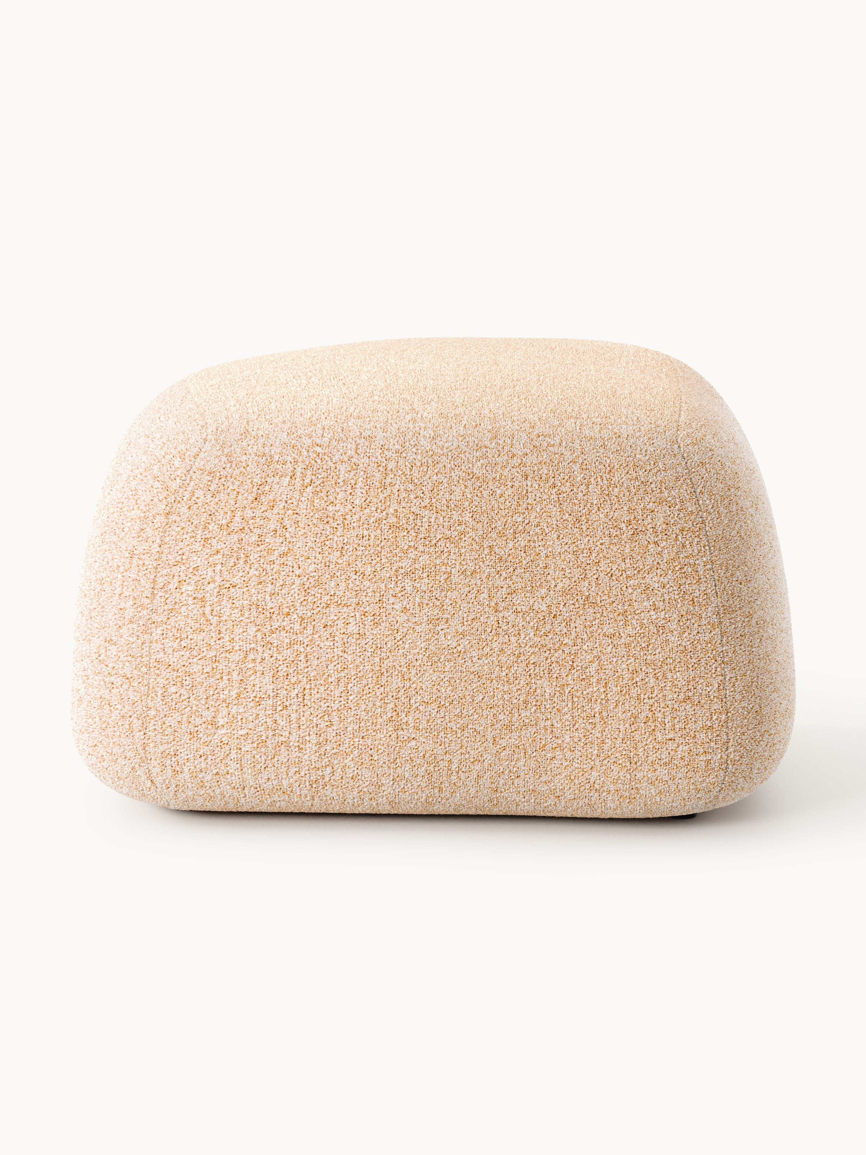 Wolke Oval Bouclé Ottoman