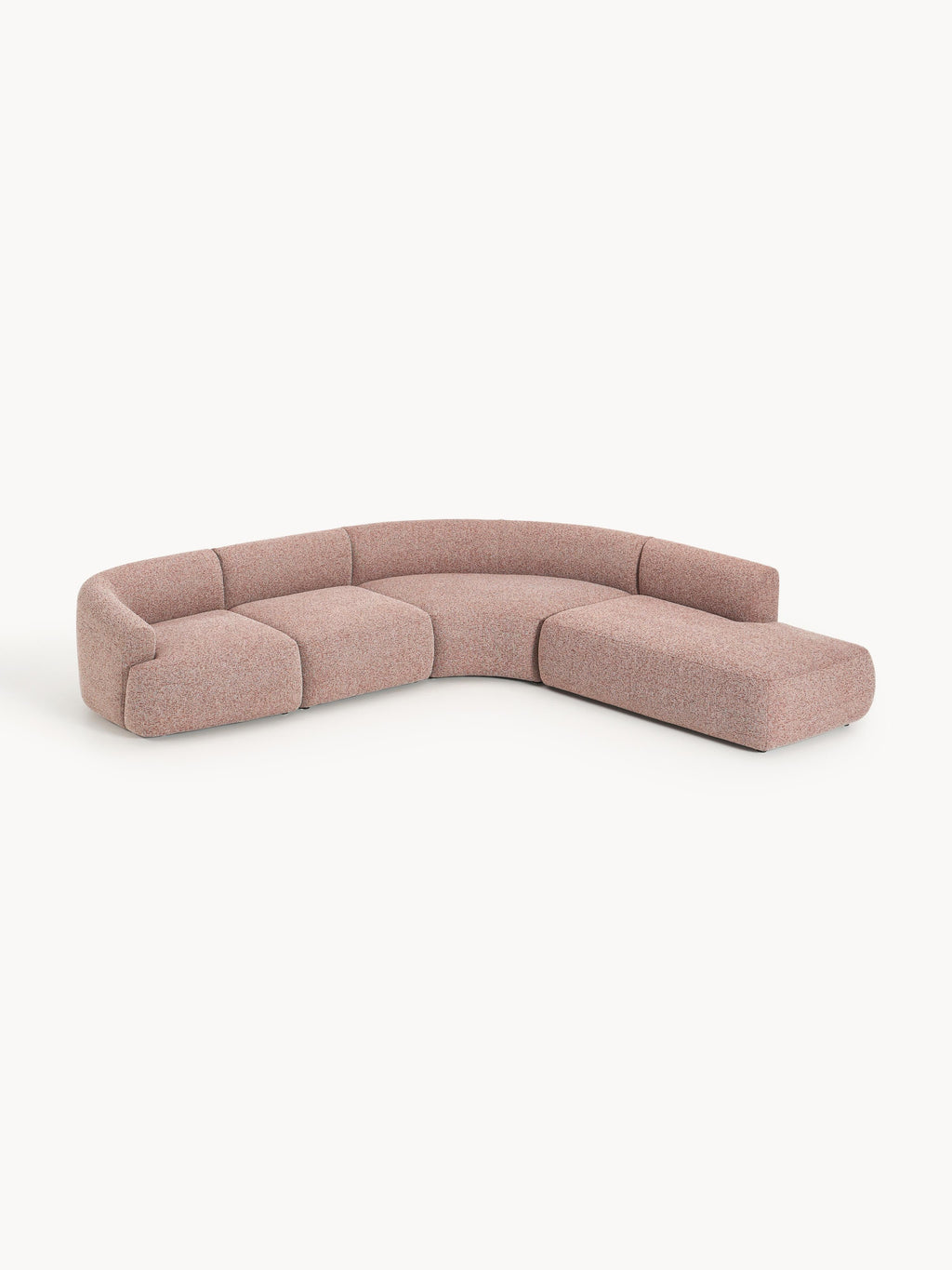 Sofia Modular Bouclé Corner Sofa (4-seater)