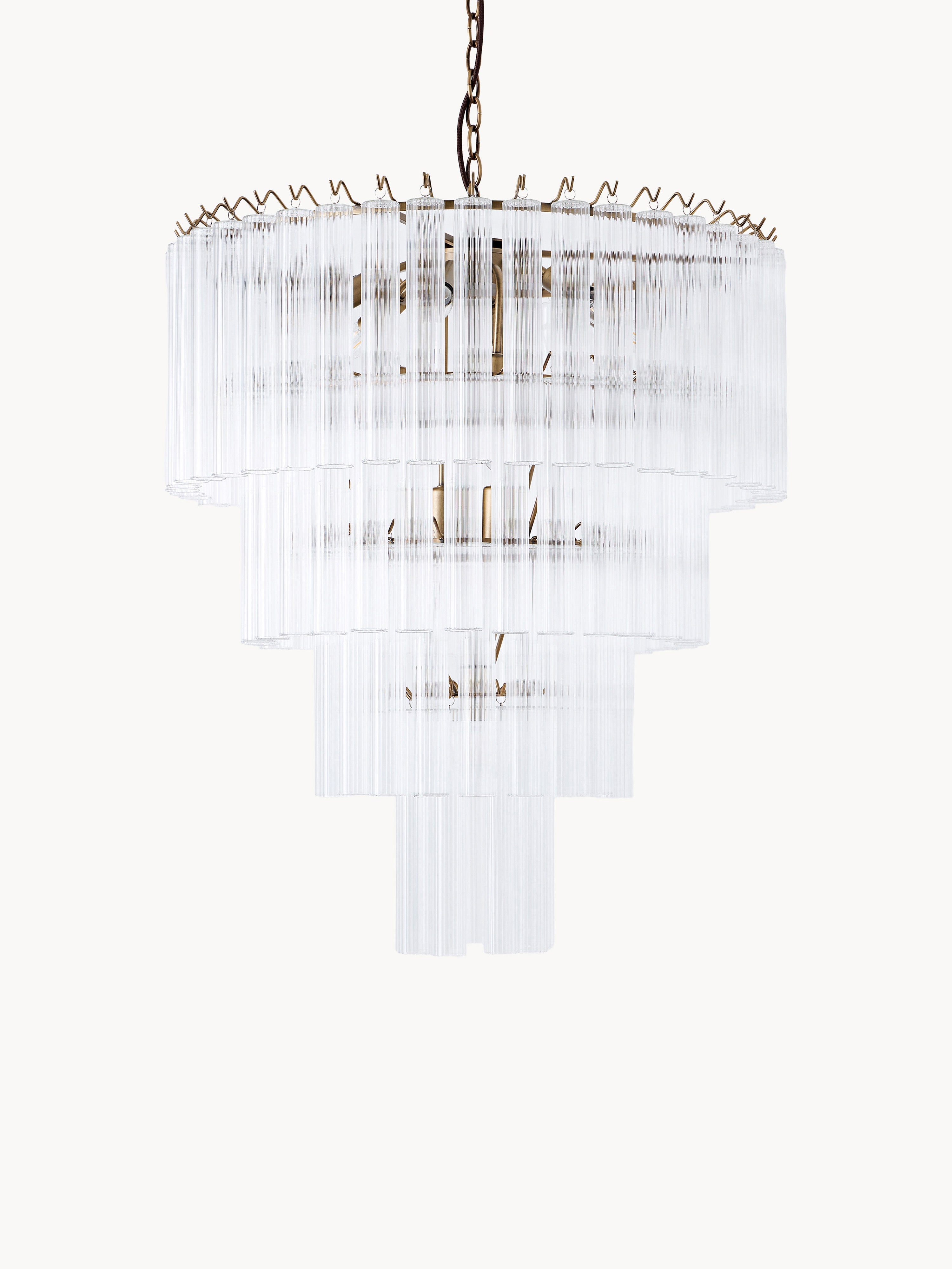 Gallery image 1 - Large Glass Chandelier Janae