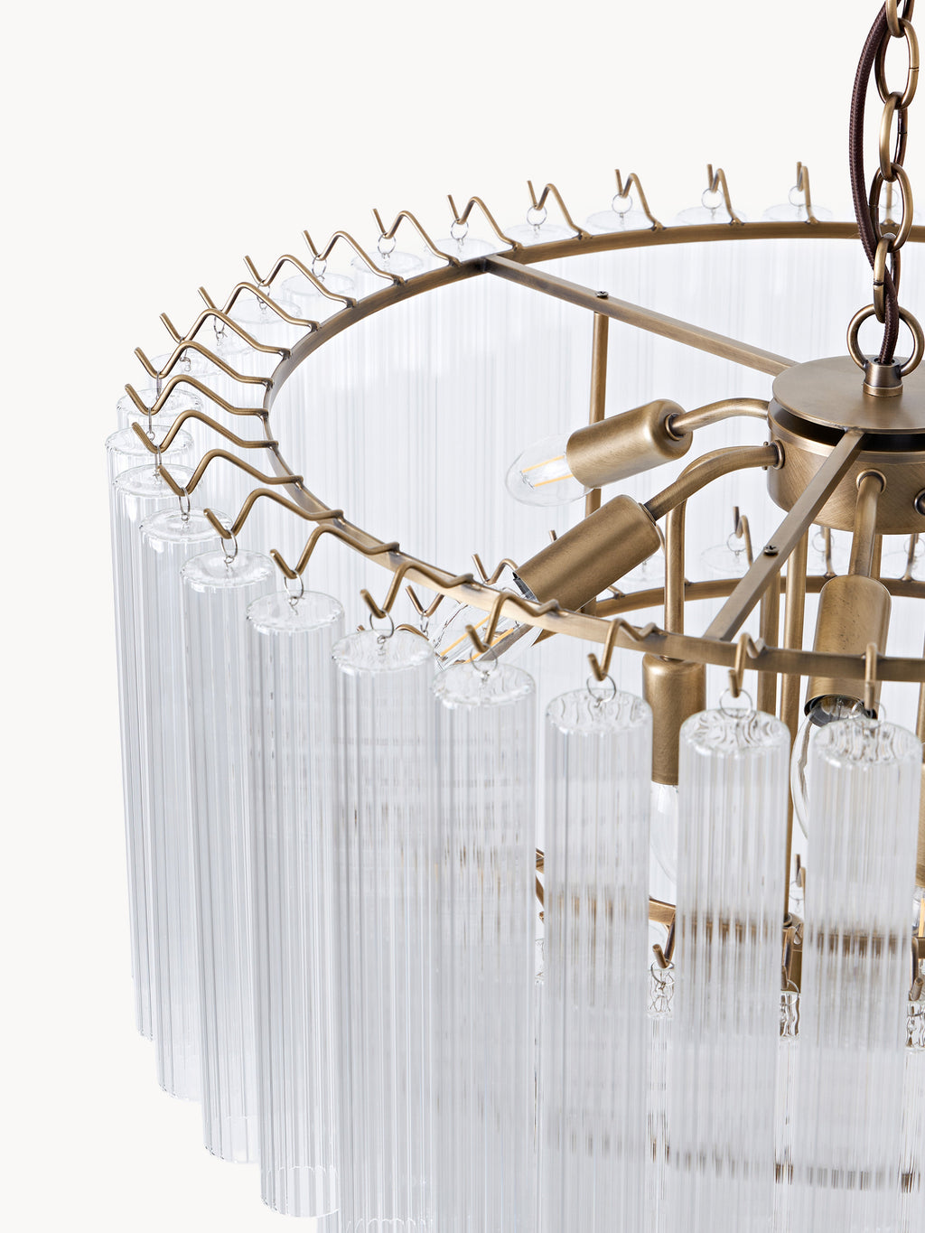 Janae Large Glass Chandelier