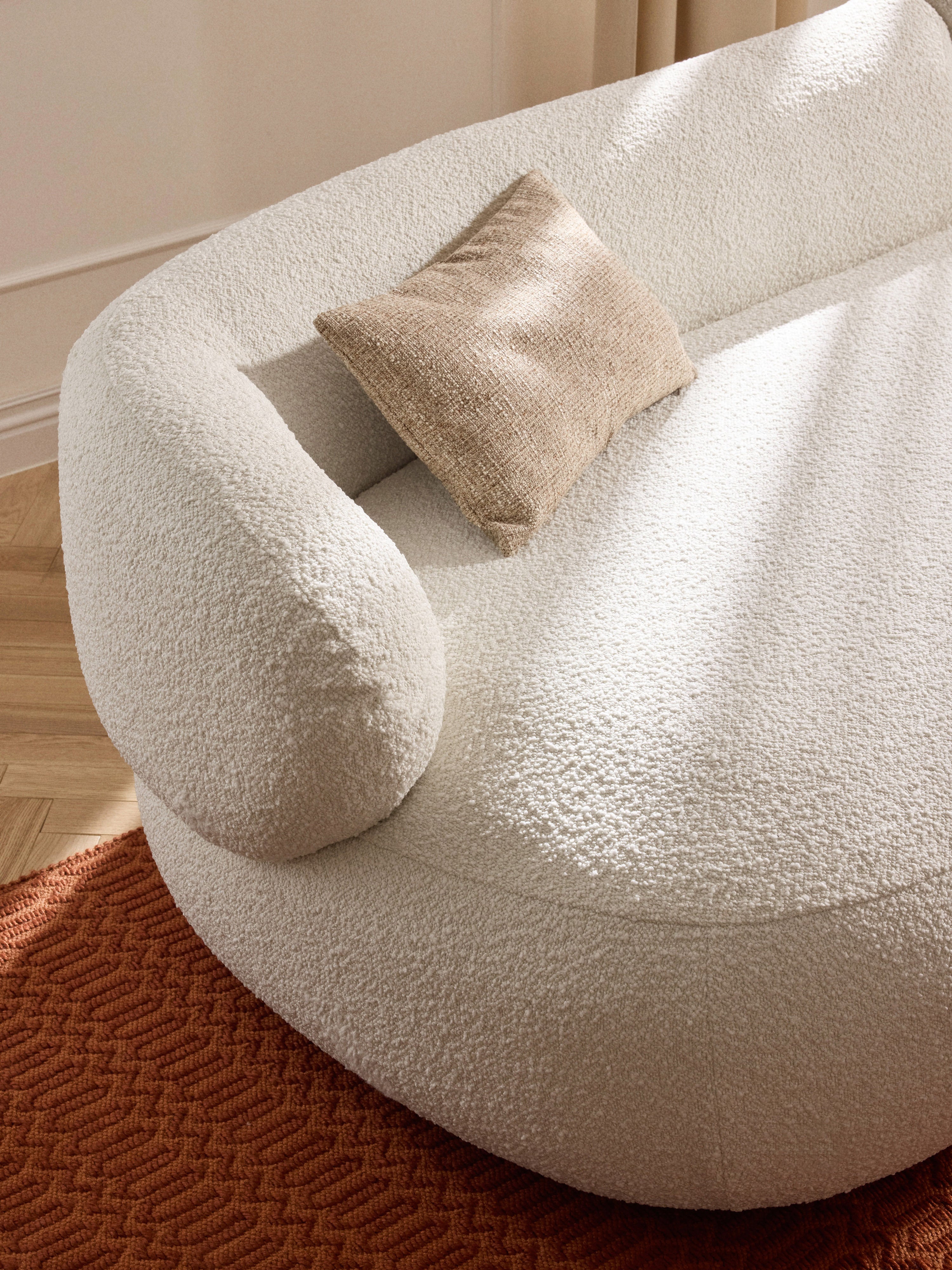 Alba Bouclé Sofa (3-seater)