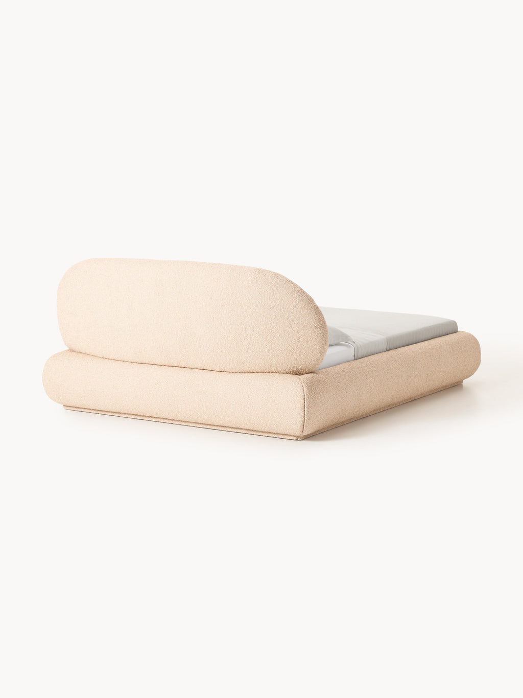 Alba Upholstered Bouclé Bed with Storage