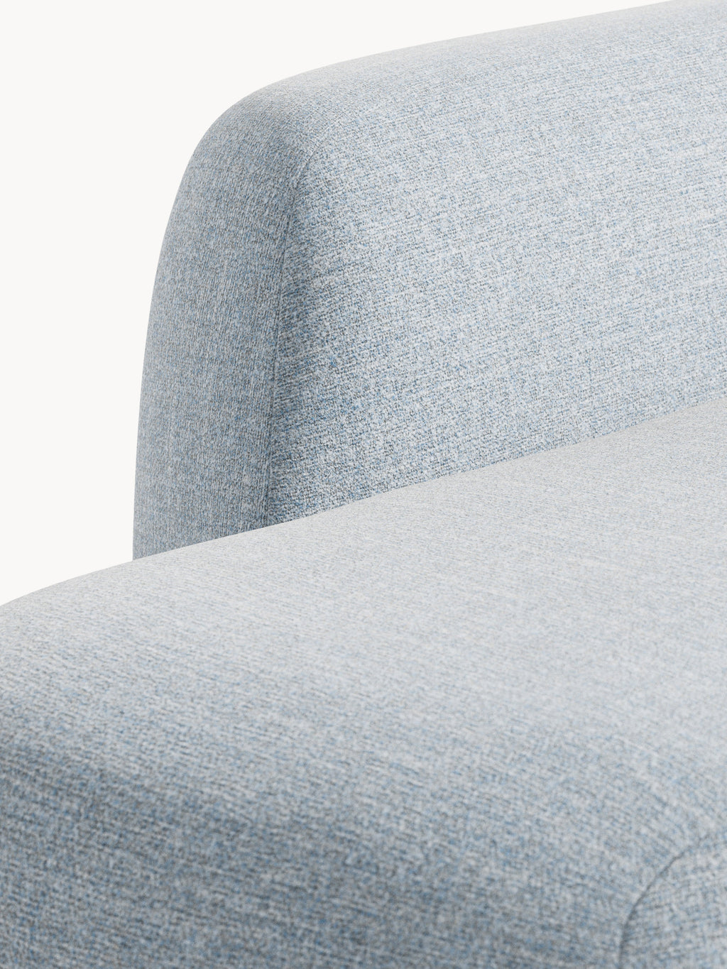 Wolke Bouclé Sofa (2-seater) with Chaise End