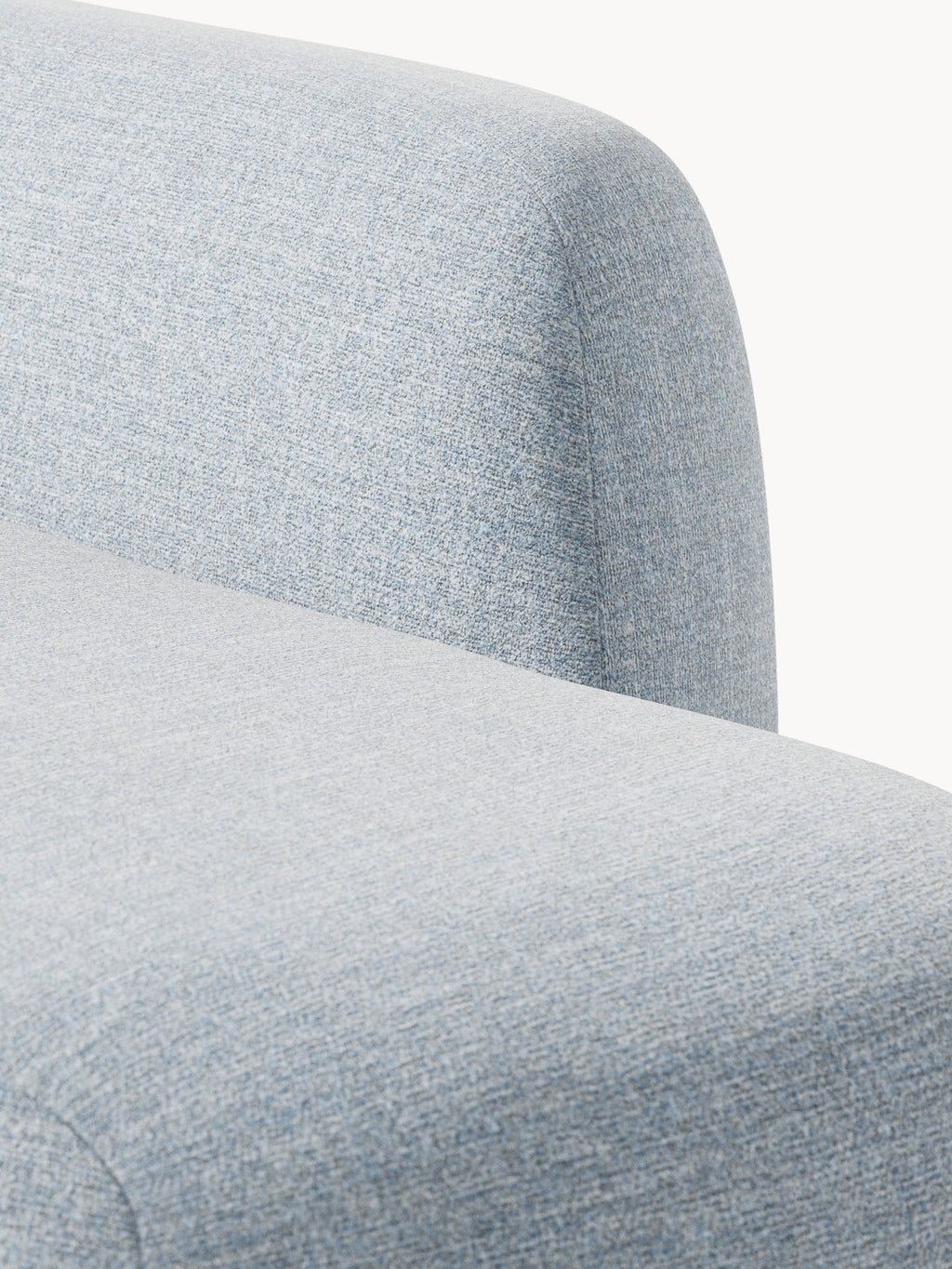 Wolke Bouclé Sofa (2-seater) with Chaise End