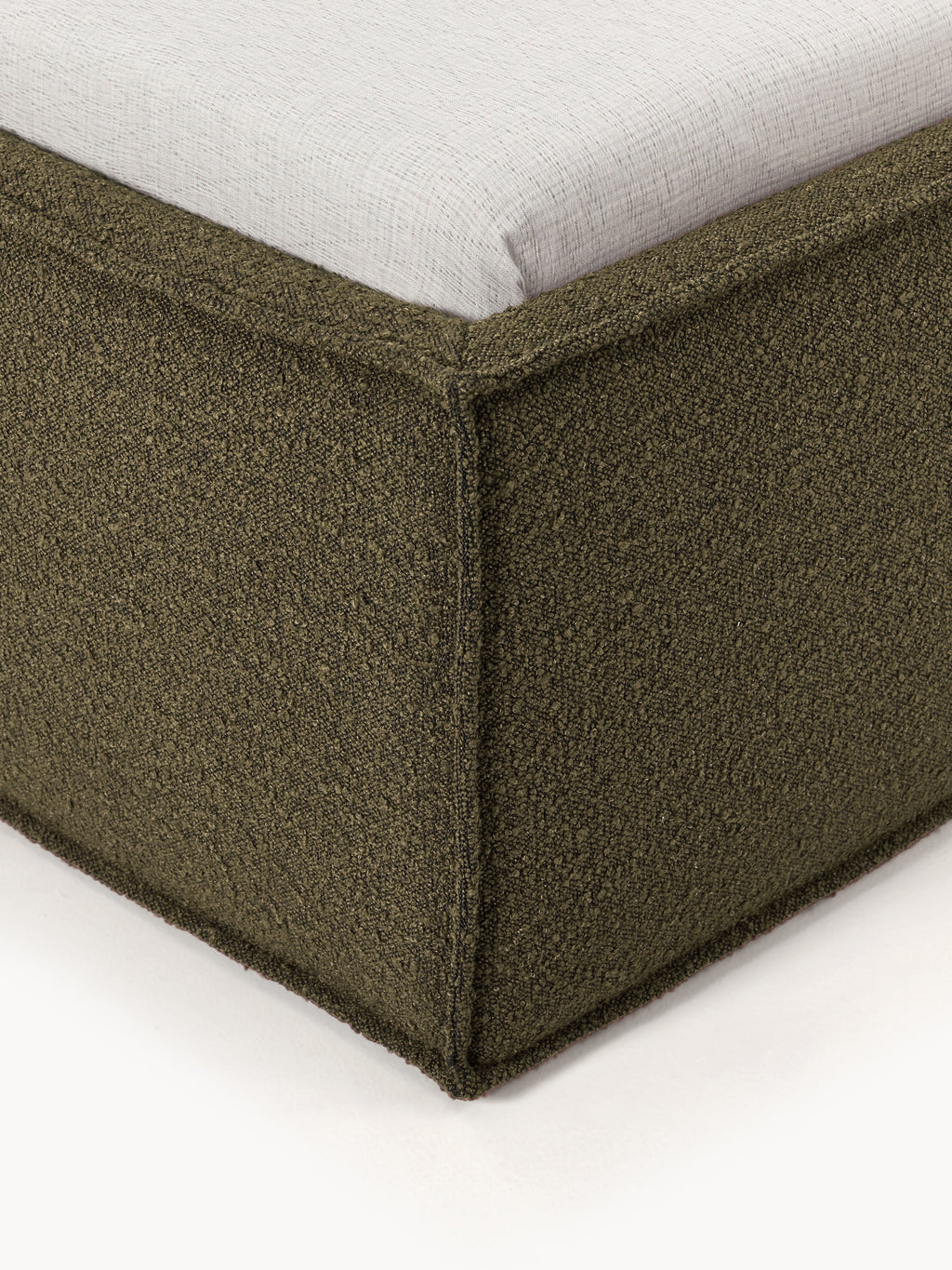 Dream Upholstered Bouclé Bed with Storage