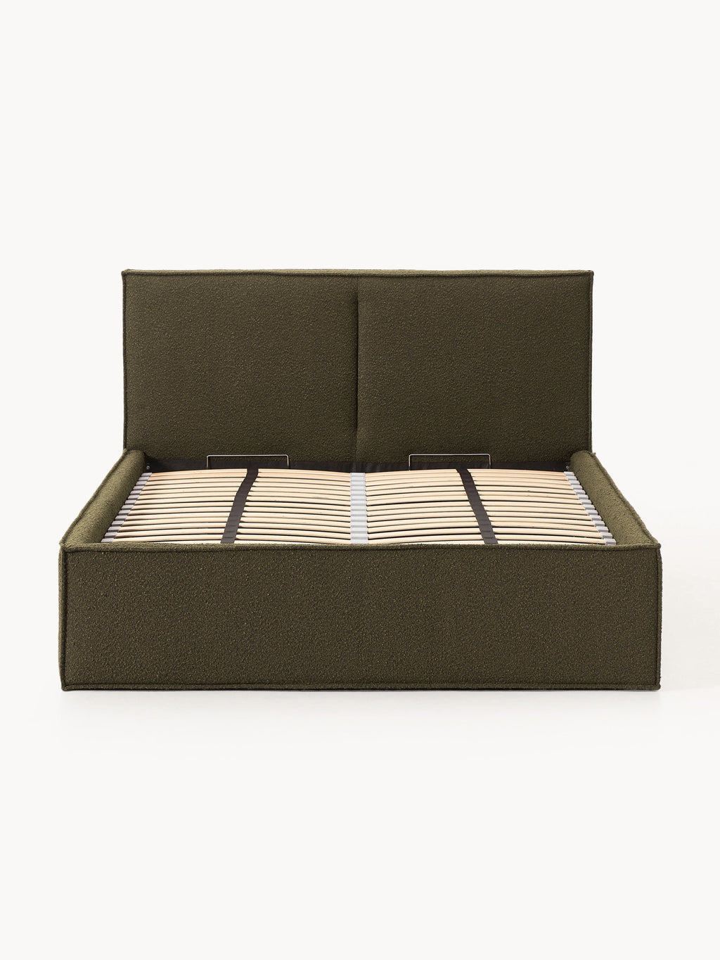 Dream Upholstered Bouclé Bed with Storage