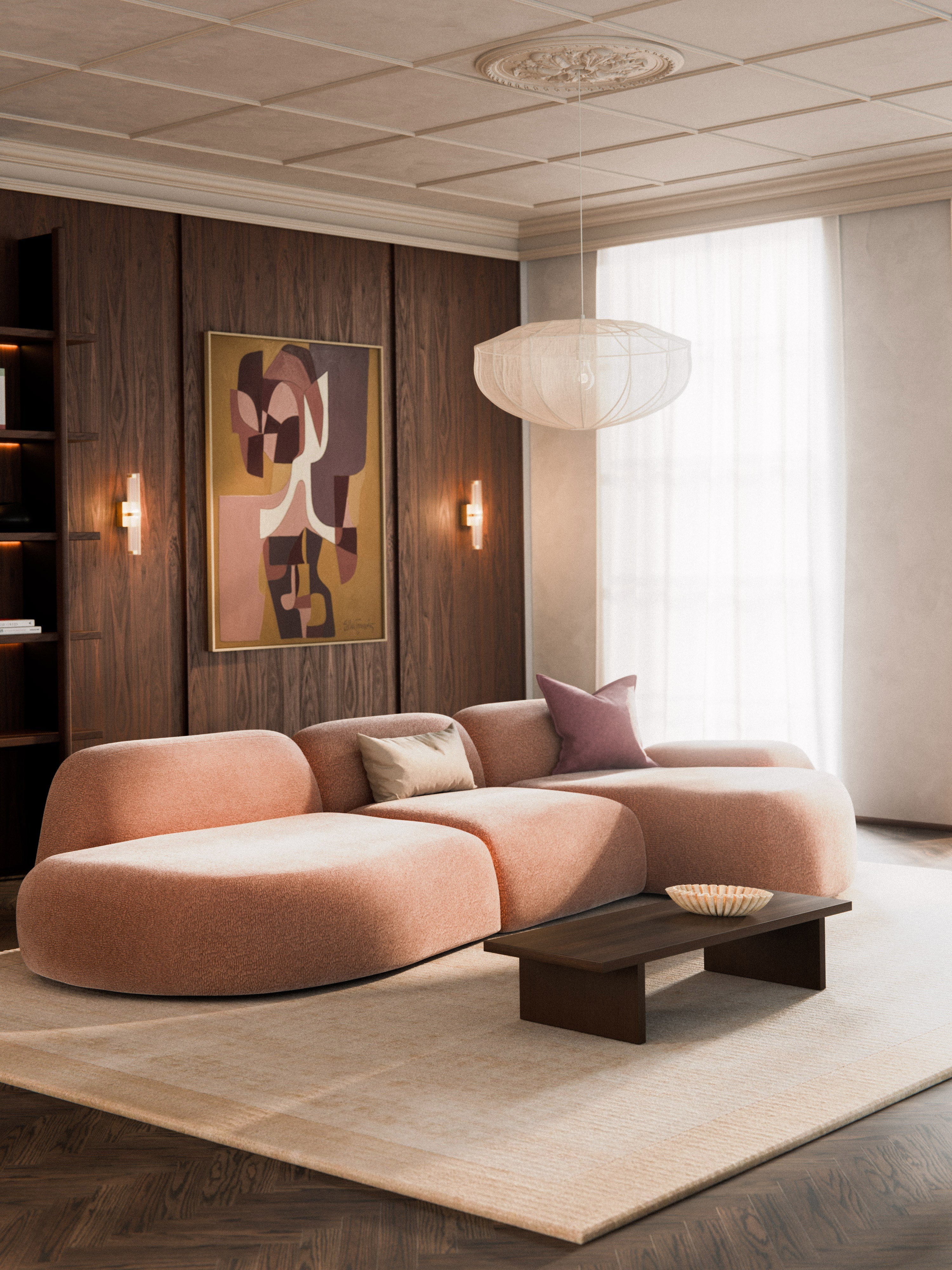 Wolke Modular Corner Sofa (4-seater) with Chaise End