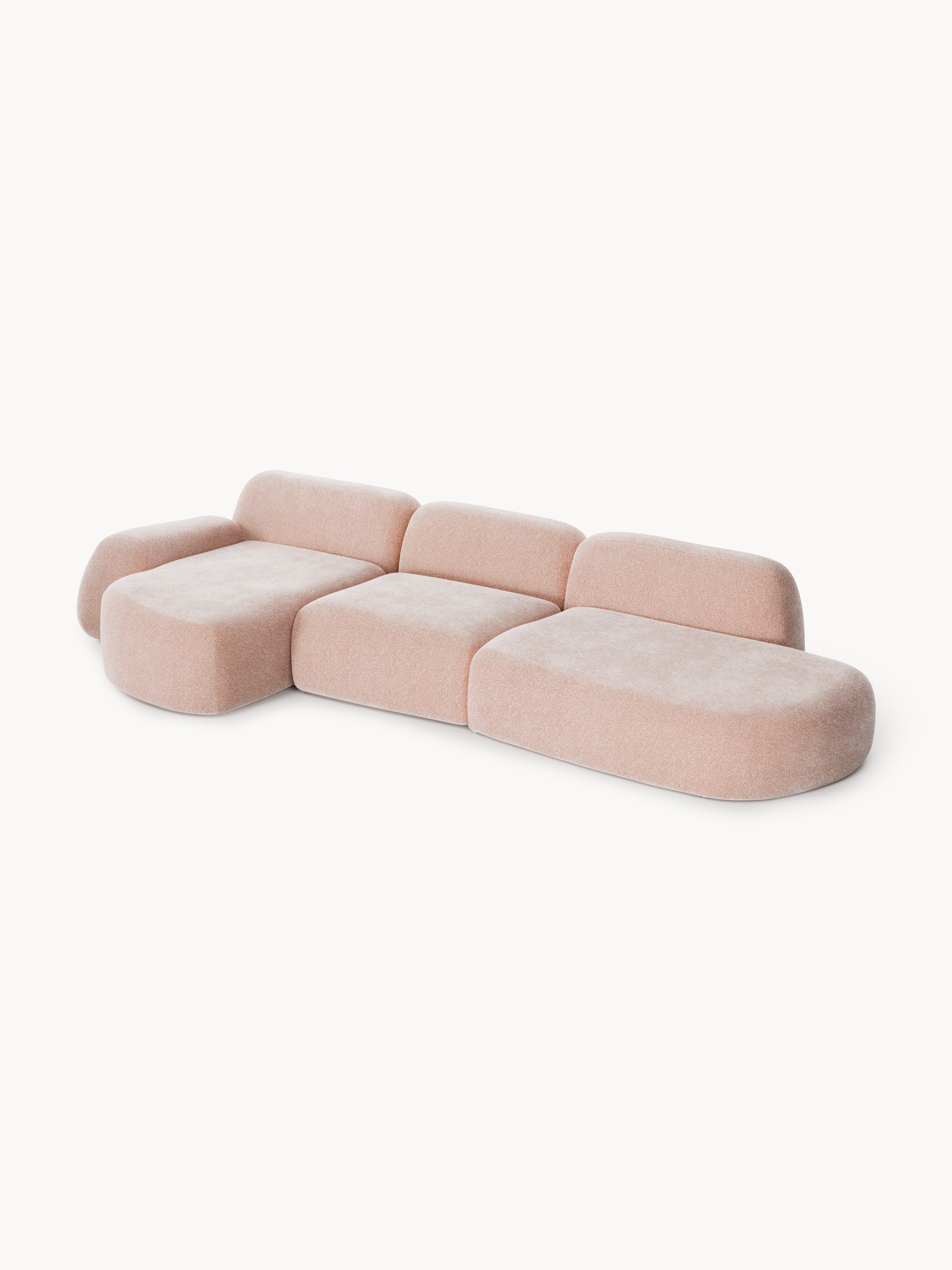 Wolke Modular Corner Sofa (4-seater) with Chaise End
