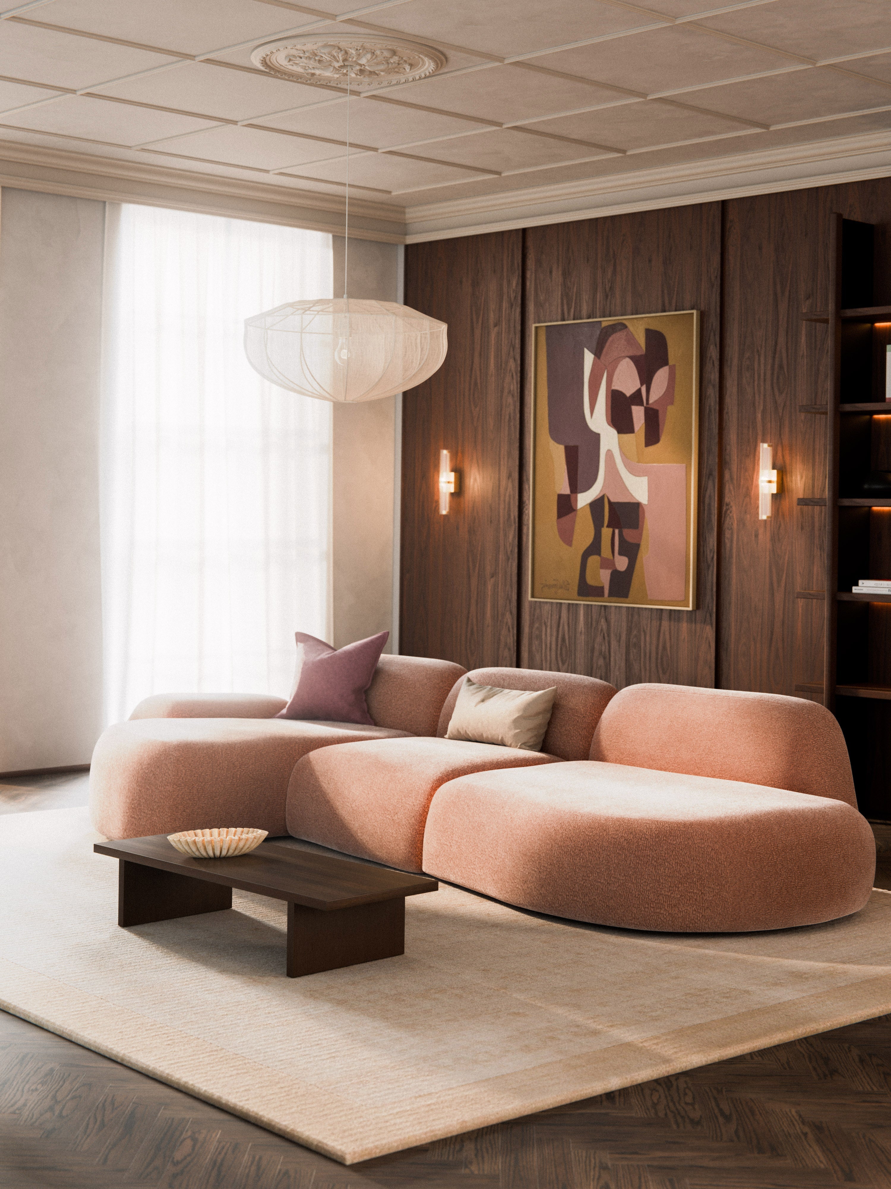 Wolke Modular Corner Sofa (4-seater) with Chaise End
