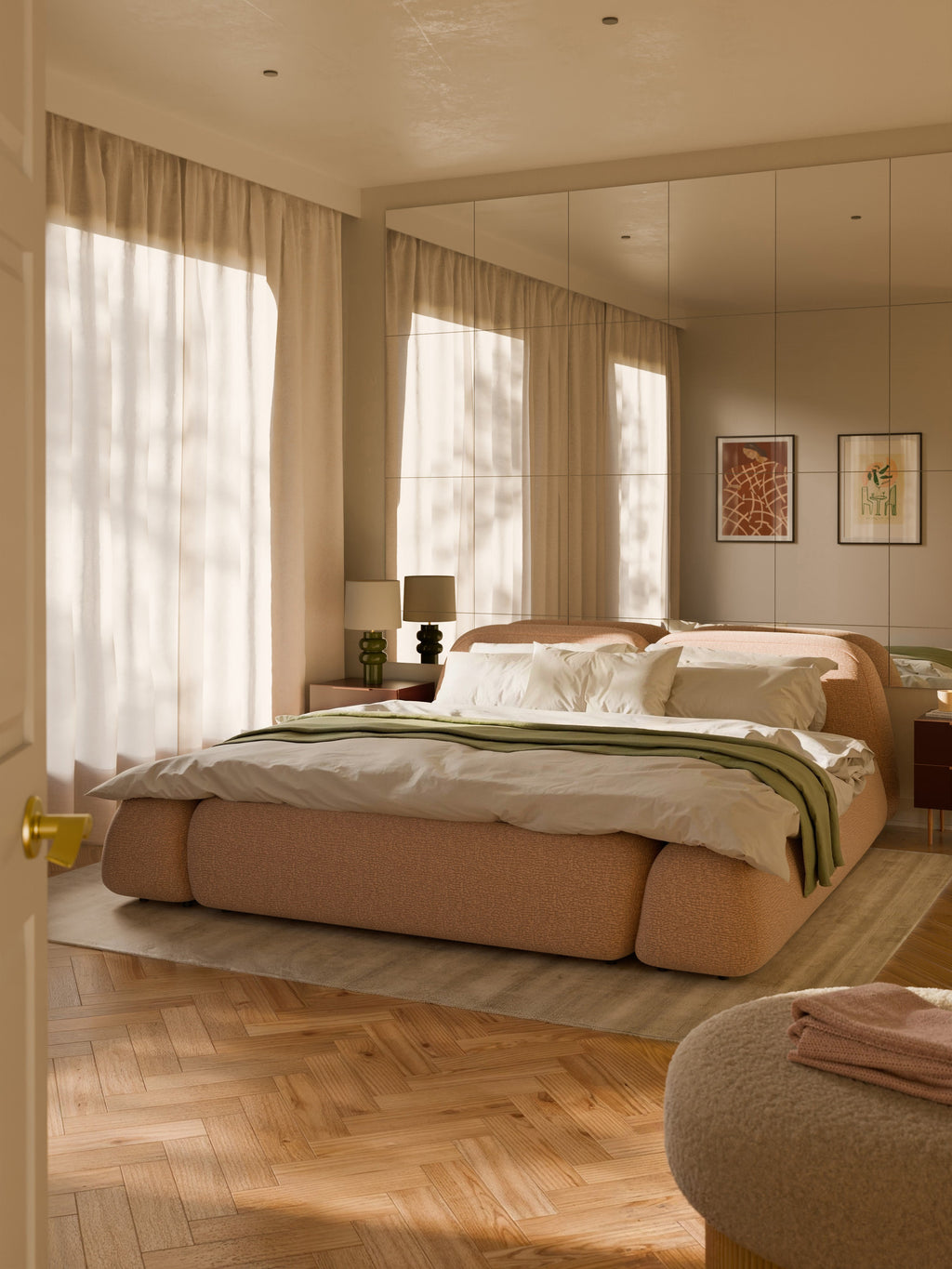 Wolke Upholstered Bed with Storage