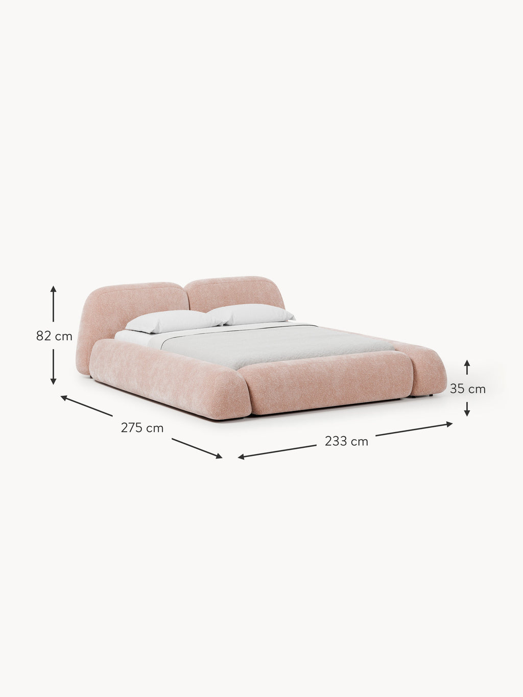 Wolke Upholstered Bed with Storage