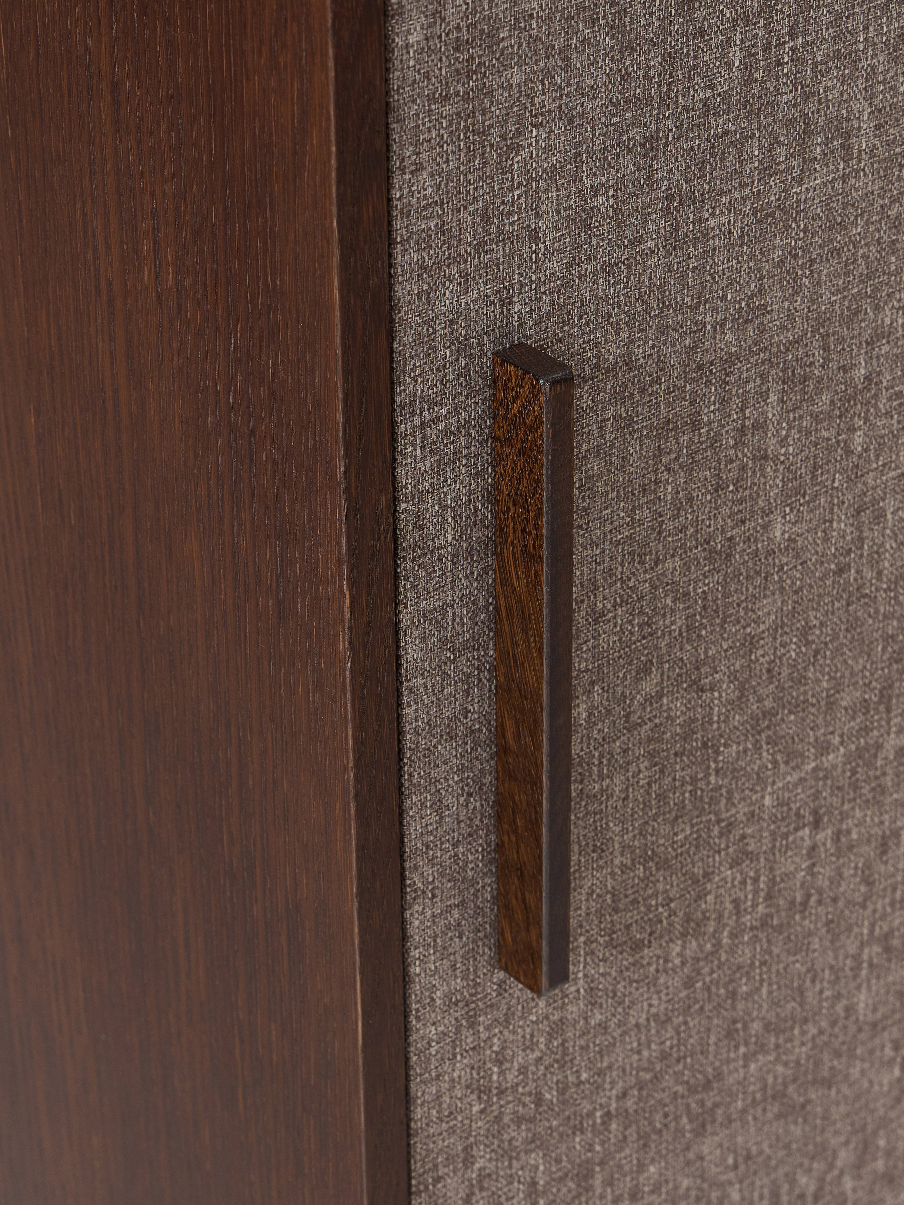 Wisp Wooden Highboard with Upholstered Front