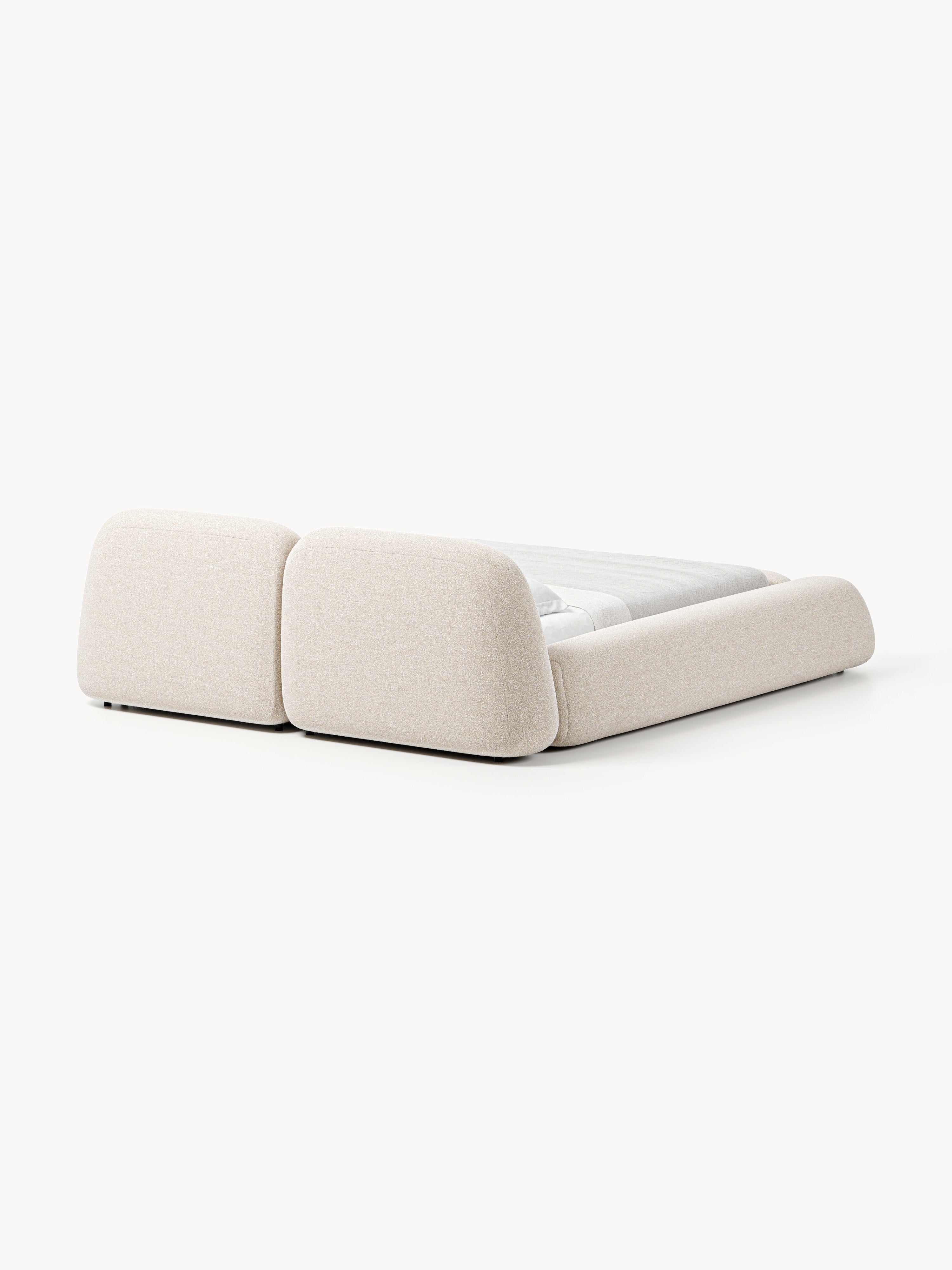 Wolke Upholstered Bouclé Bed with Storage