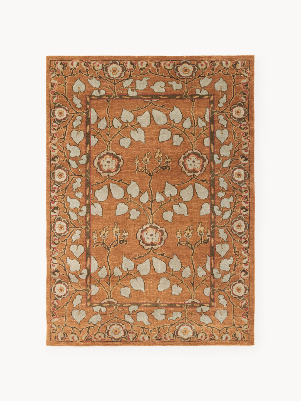 Hand-Knotted Wool Rug Inika