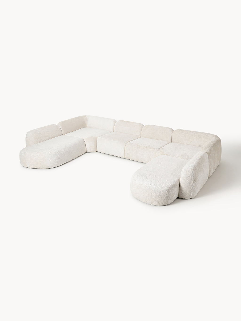 Wolke XL Modular Teddy Bouclé Sofa