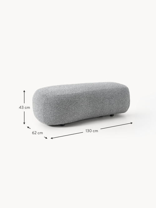 Alba Bouclé XL Ottoman