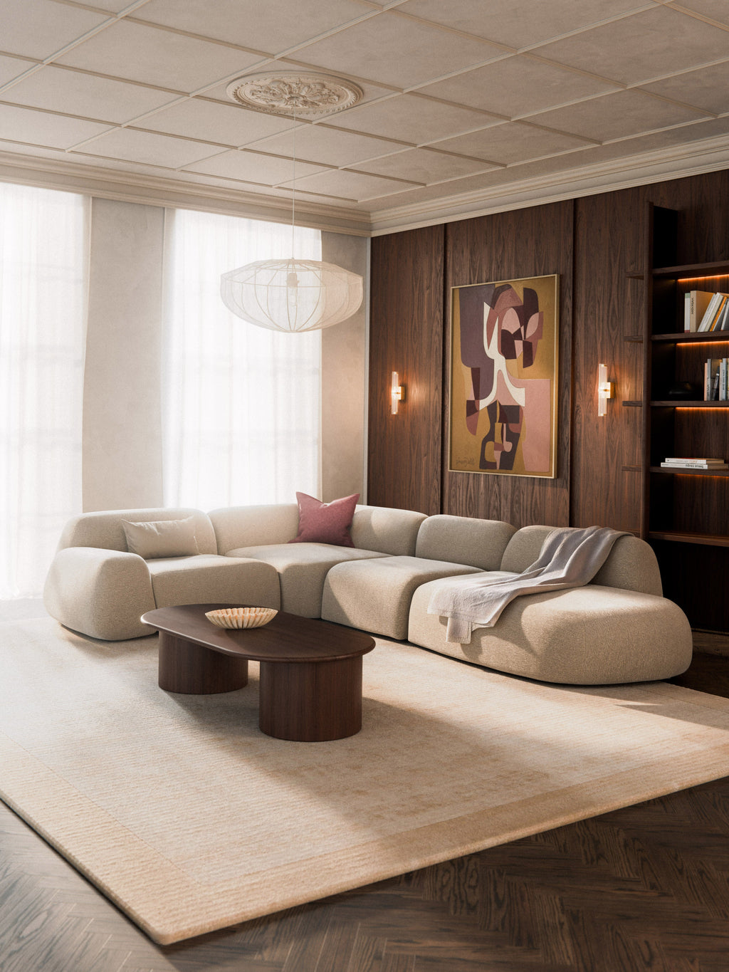 Wolke XL Modular Corner Sofa with Chaise End