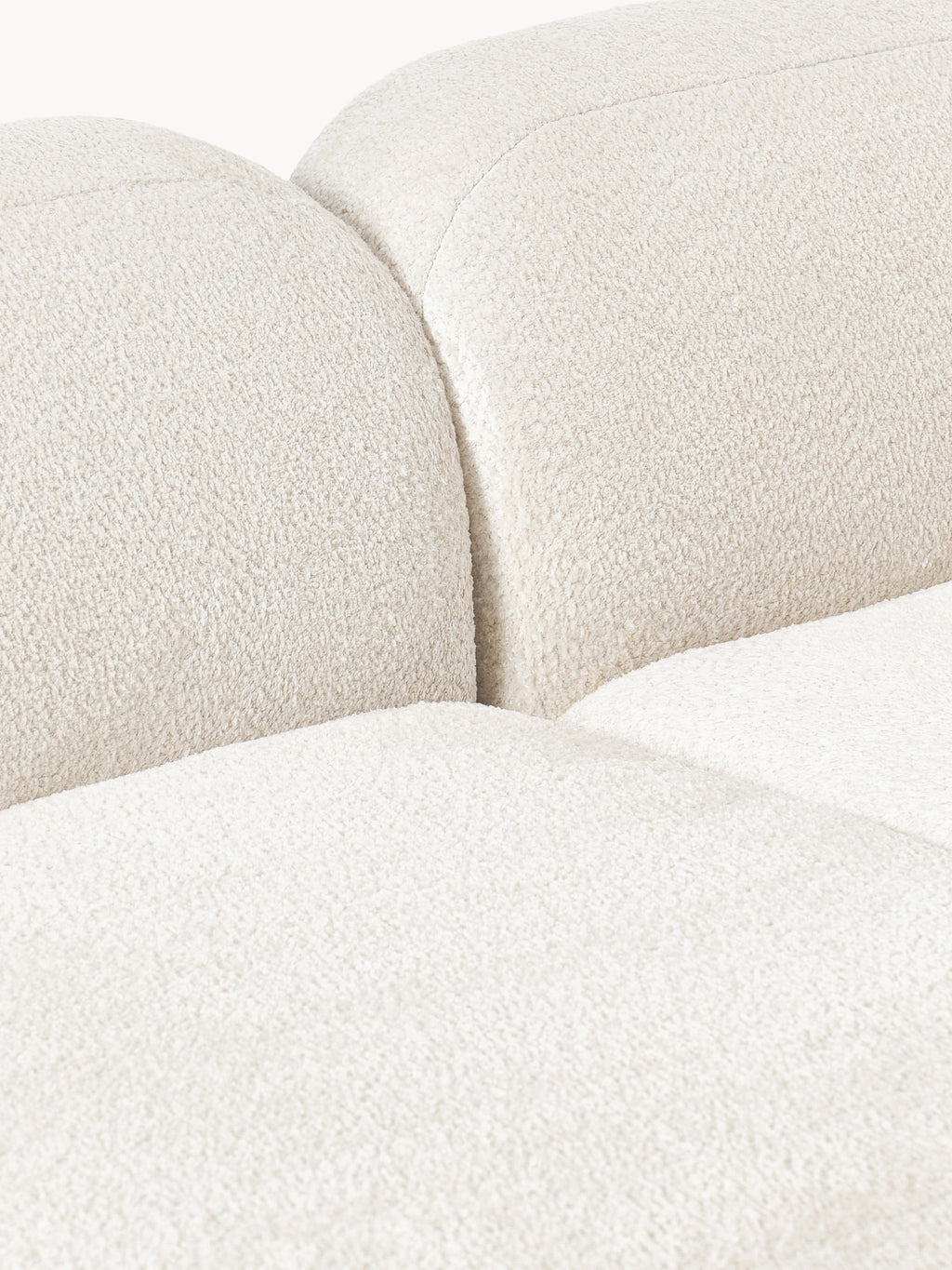 Wolke Modular Teddy Bouclé Corner Sofa (3-seater)