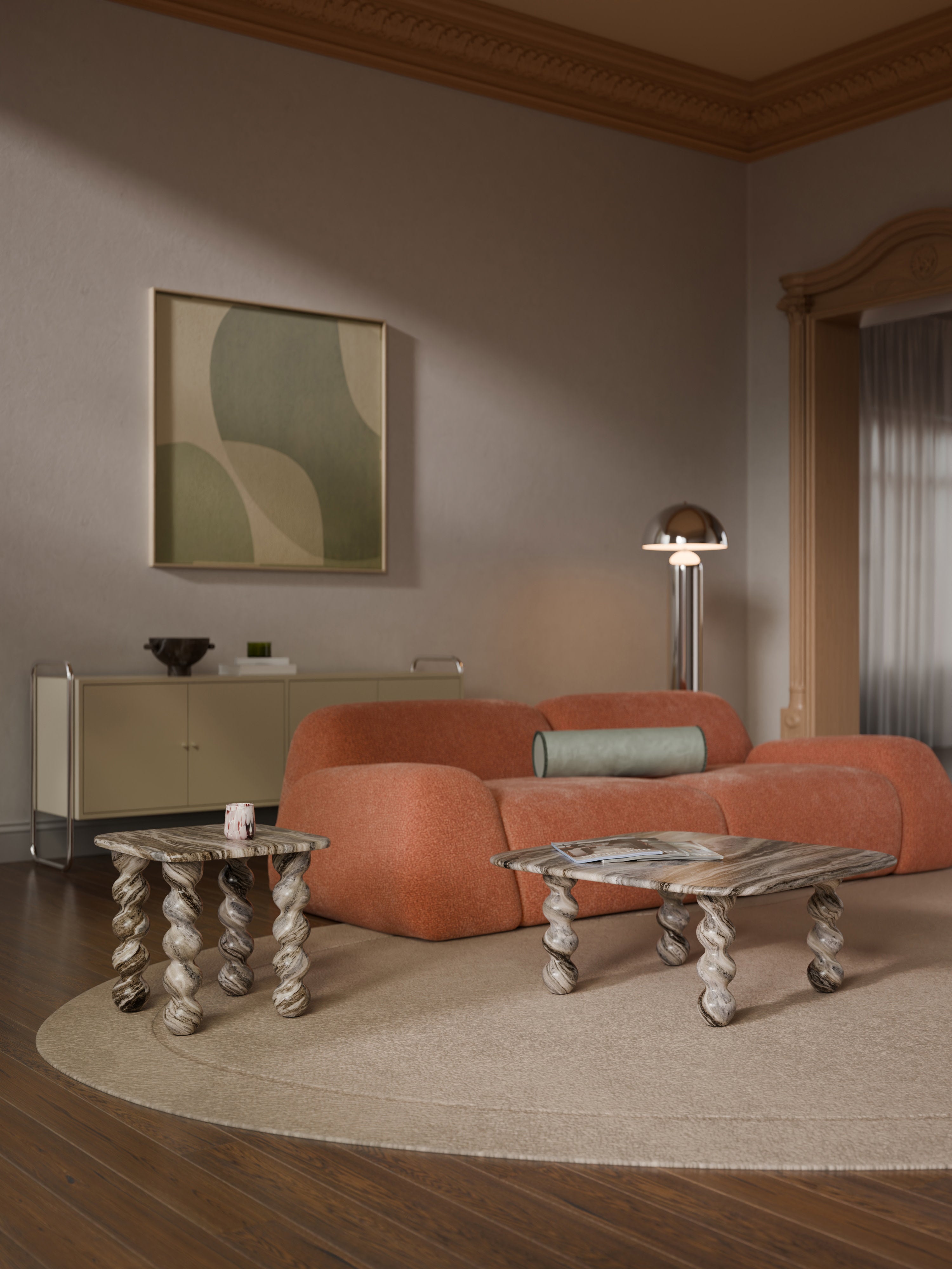 Lyndi Marble Coffee Table