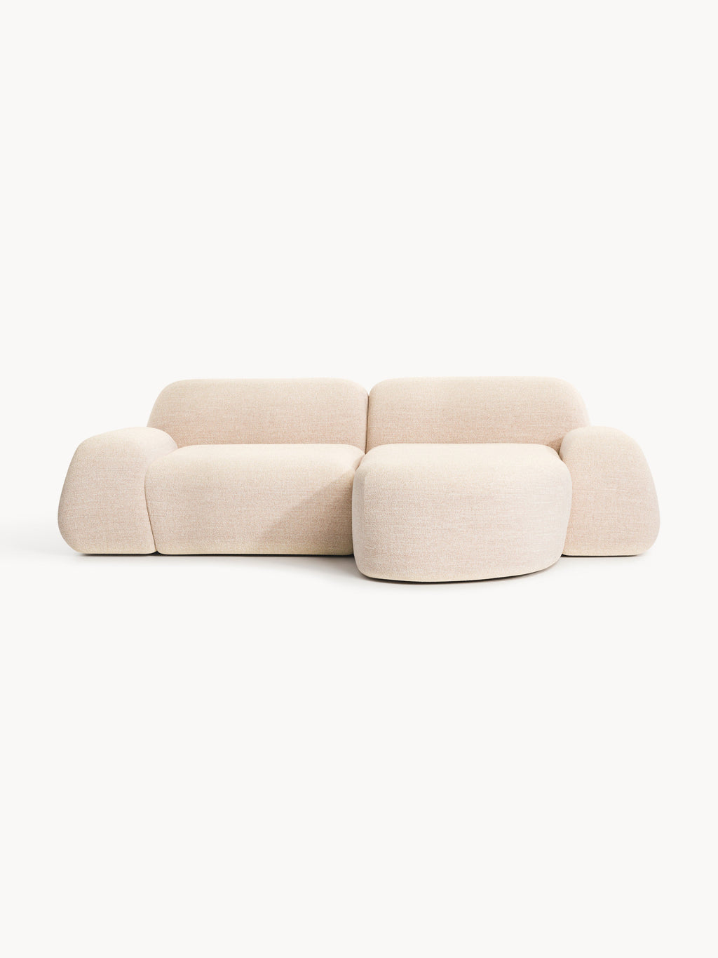 Wolke Modular Bouclé Corner Sofa (3-seater)