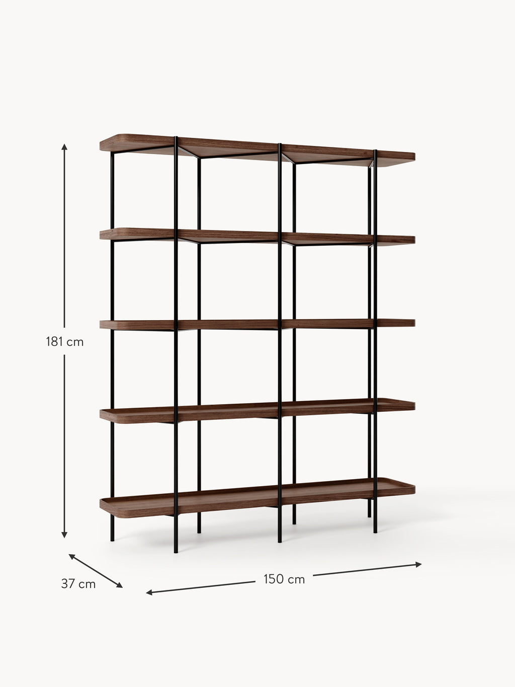 Renee Large Wooden Shelving Unit