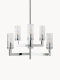 Gallery image 1 - Ribbed Glass Chandelier Emmi