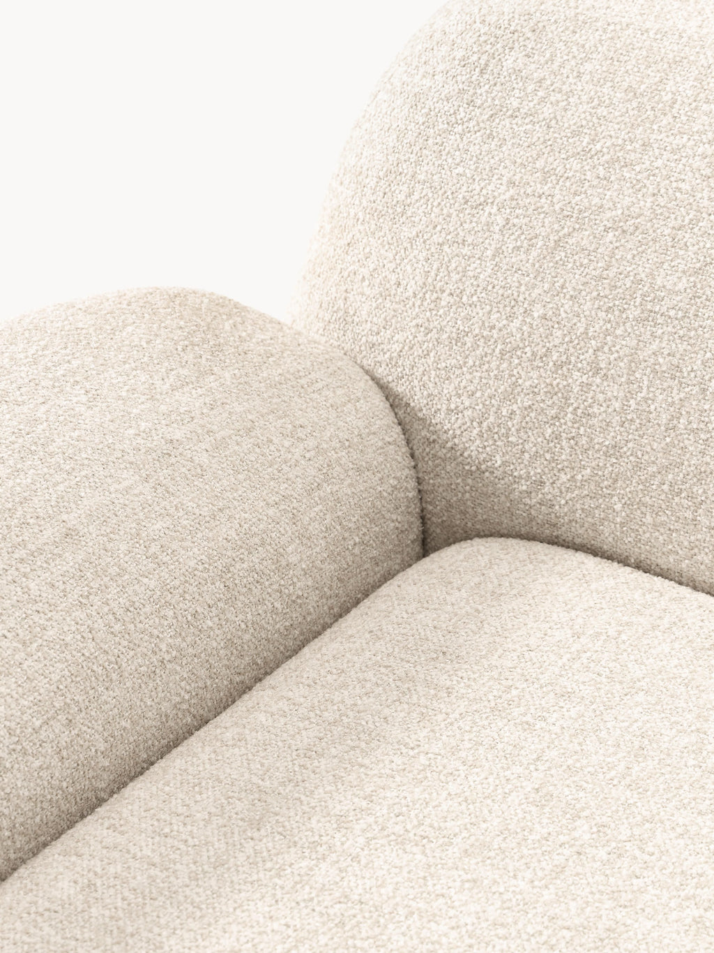 Wolke Modular Bouclé Chaise (3-seater)