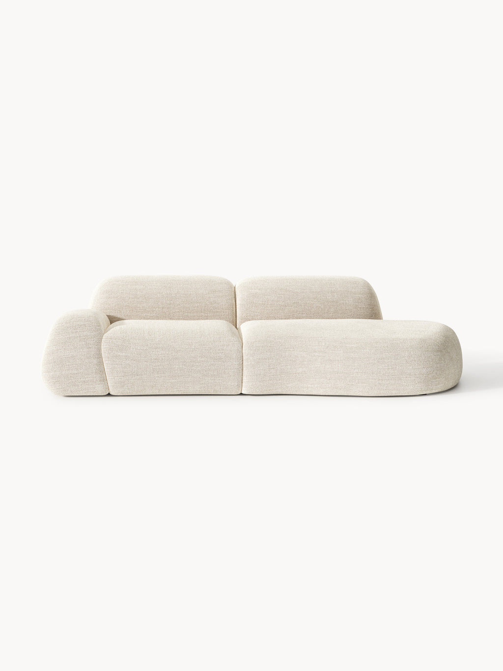 Wolke Modular Bouclé Chaise (3-seater)