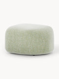 Gallery image 1 - Oval Bouclé Ottoman Wolke
