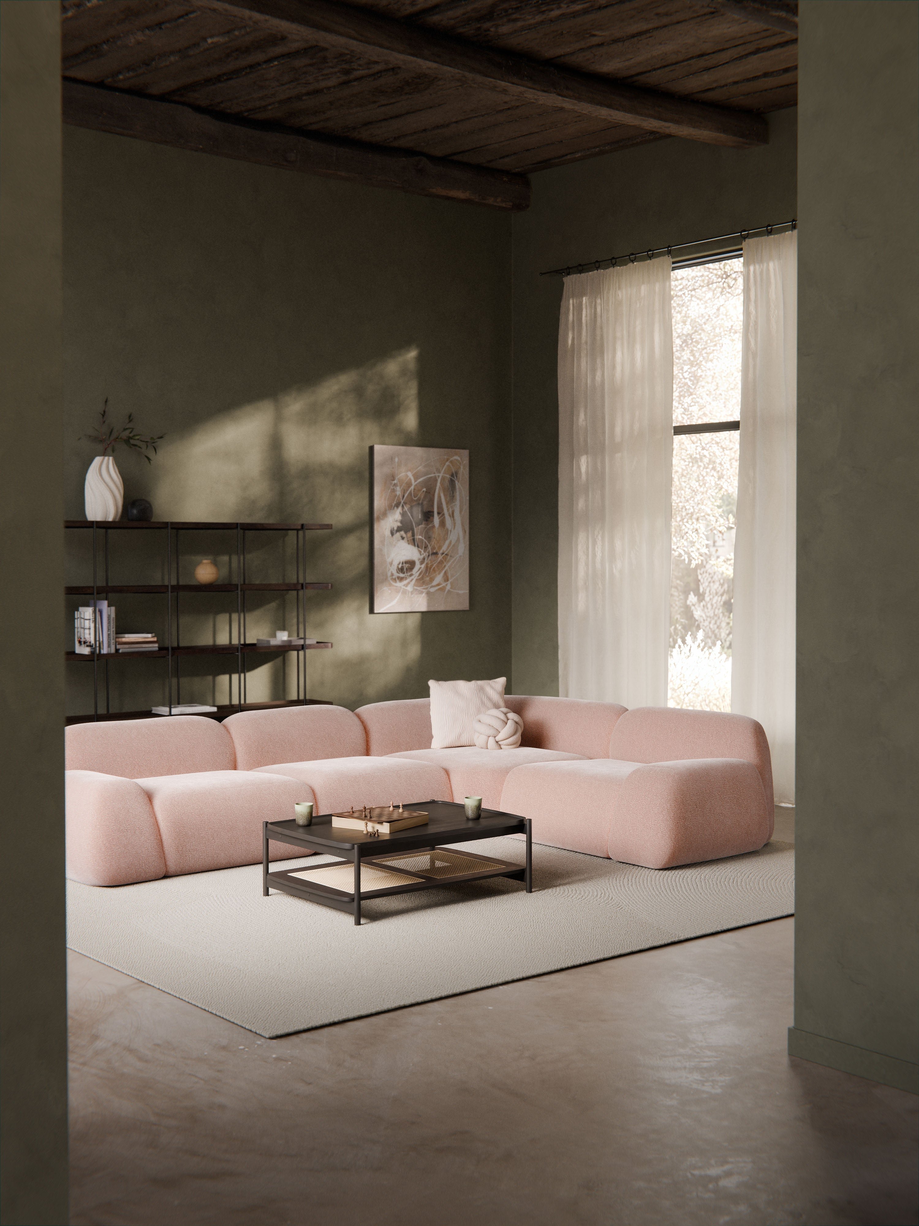 Wolke Modular Corner Sofa (4-seater)
