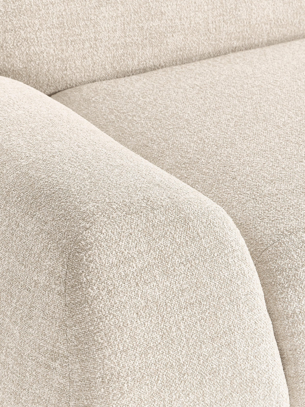 Wolke Modular Bouclé Corner Sofa (4-seater)
