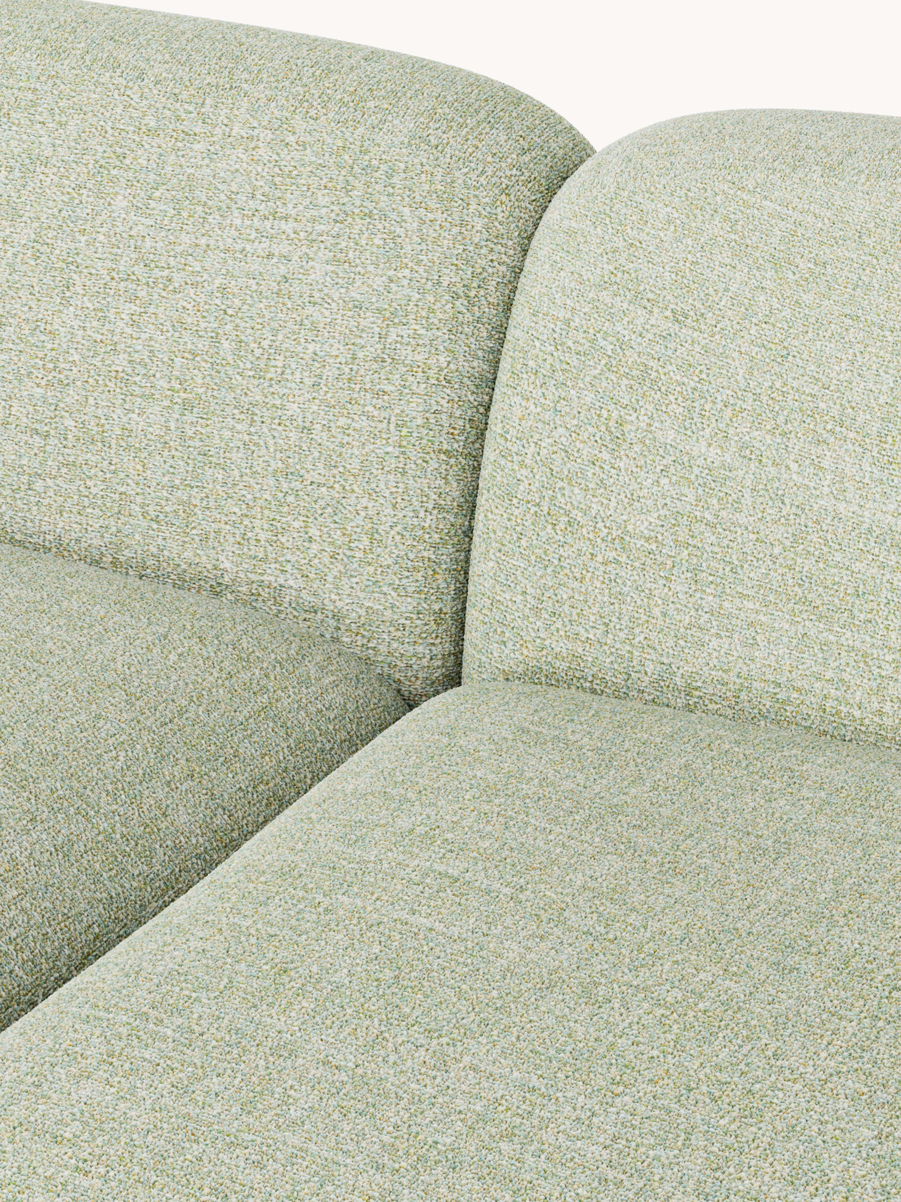 Wolke Modular Bouclé Corner Sofa (4-seater) with Chaise End